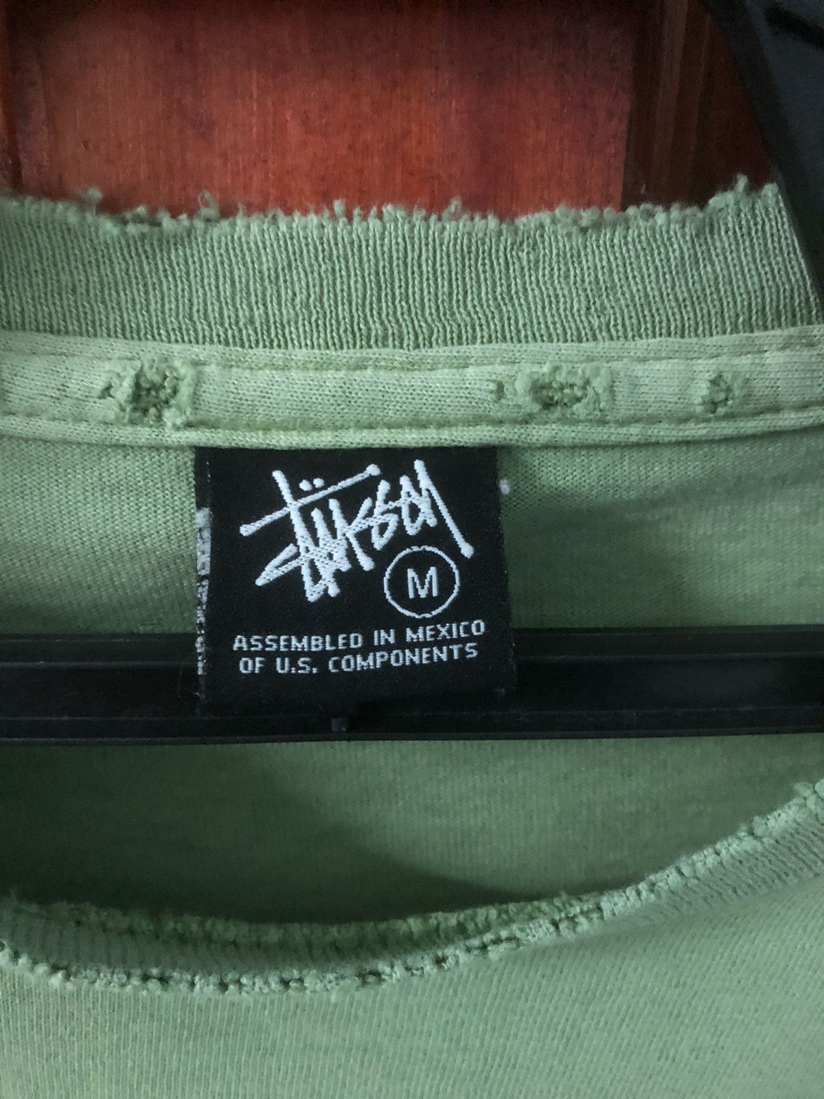 Stussy × Vintage Vintage Stussy Eagle Distressed Tee Size US M / EU 48-50 / 2 - 6 Thumbnail