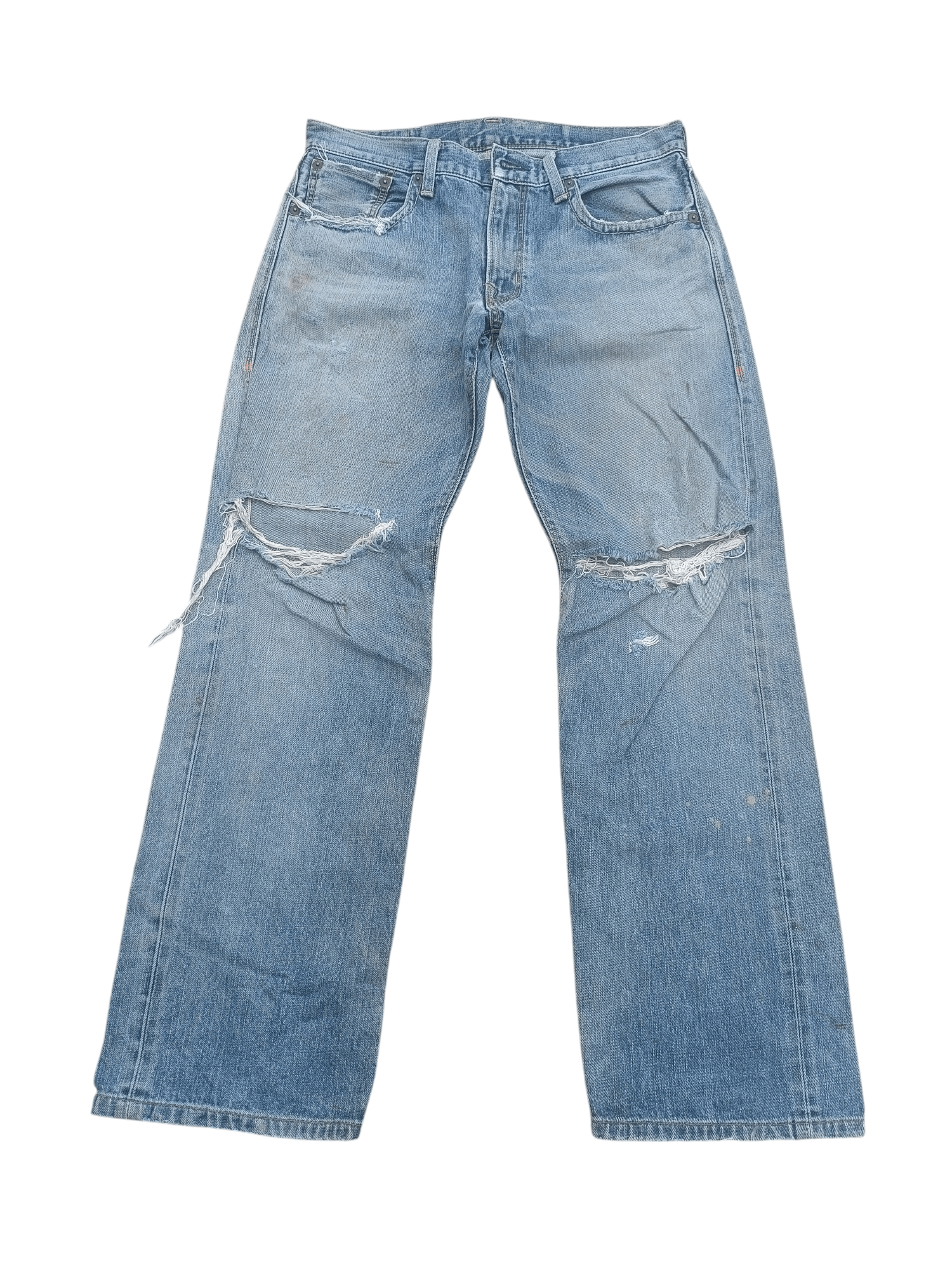 Edwin × Vintage EDWIN VINTAGE ORANGE TAB DISTRESSED SELVEDGE DENIM E197 Size US 32 / EU 48 - 7 Thumbnail