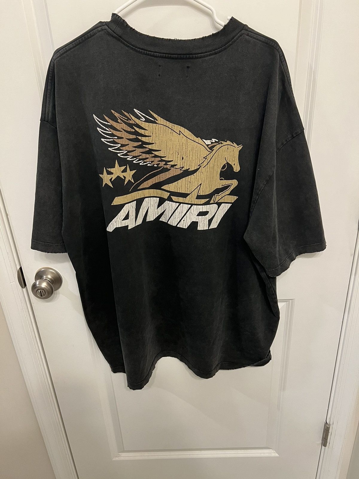 Amiri Amiri Pegasus T Shirt Oversized Size US XXL / EU 58 / 5 - 2 Thumbnail