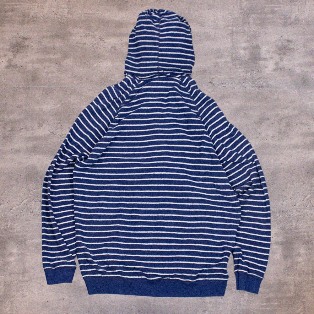 Disney × Mickey Mouse × Vintage Y2K 2000's Disney Cruse Stripped Oversize Navy Zip Hoodie Size US XL / EU 56 / 4 - 2 Thumbnail