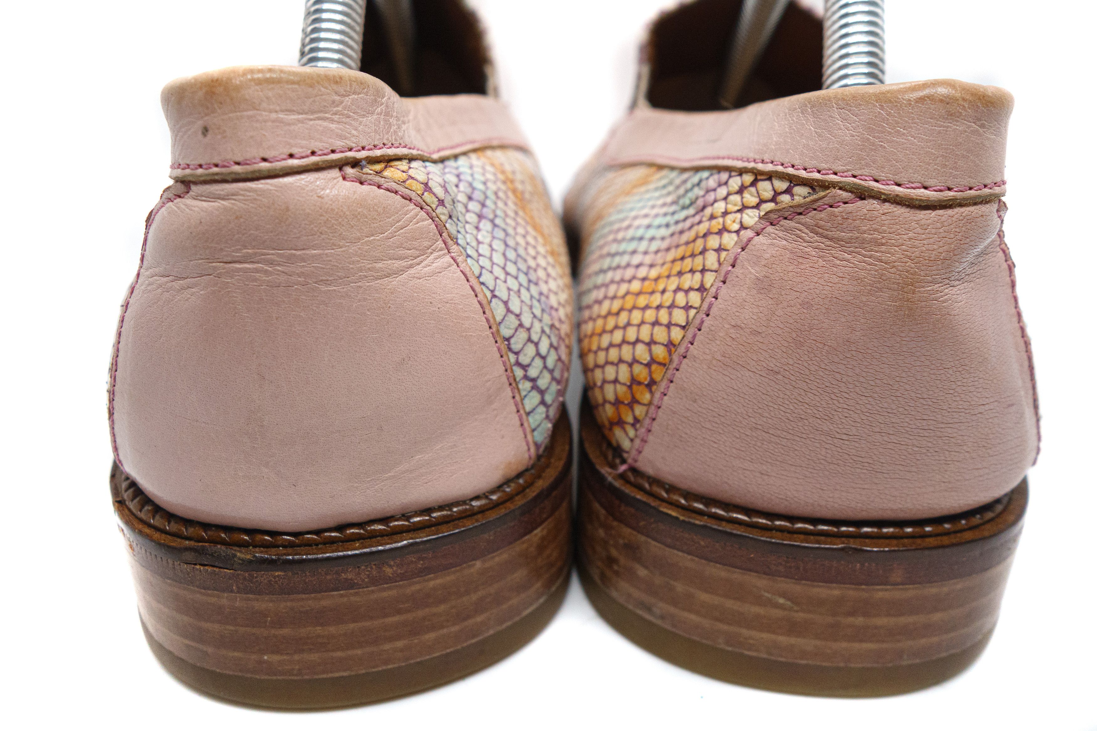 靴 vintage square toe leather shoes Square toe leather shoes mf2559【韓国モードファッション】