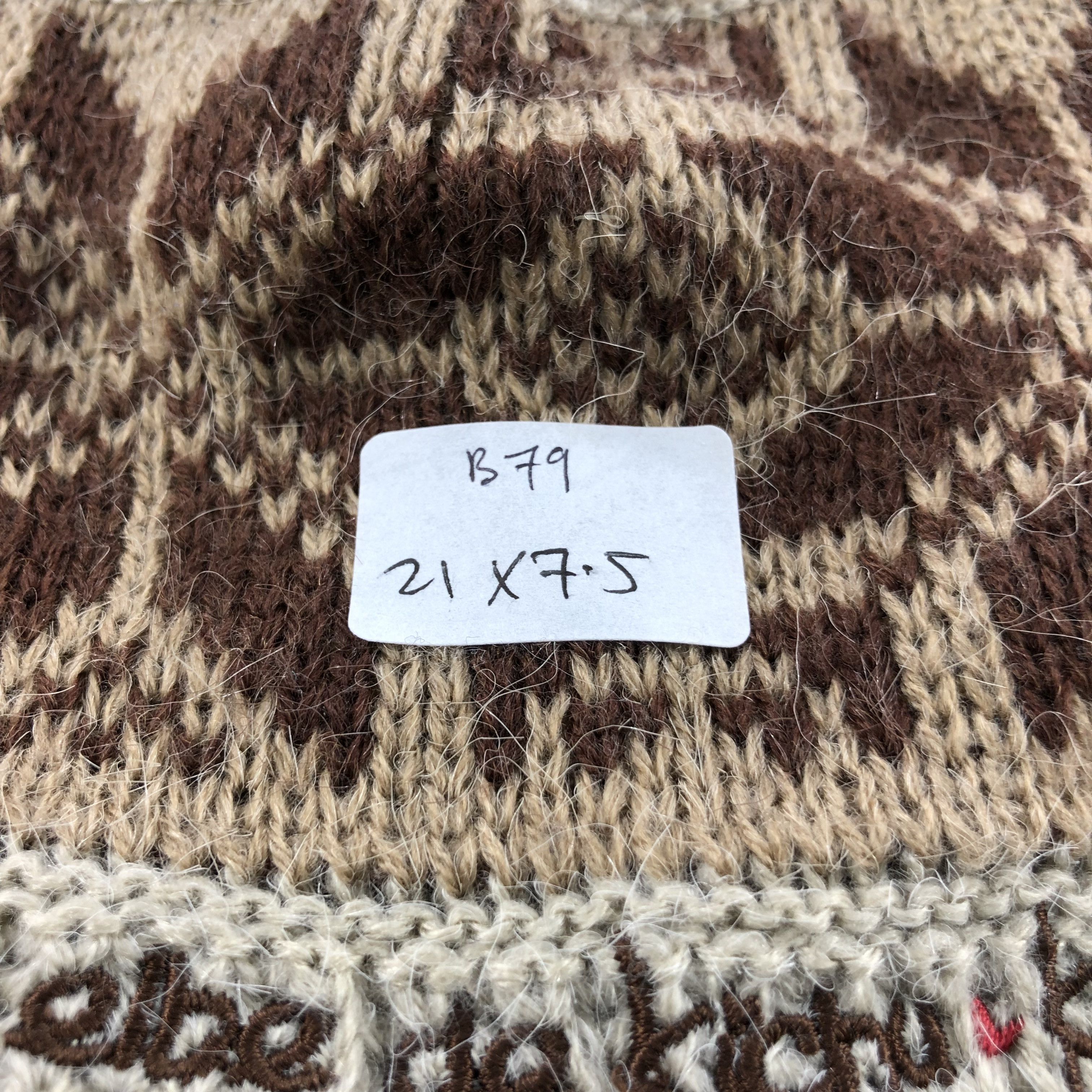Vintage Fair Isle Earflap Snowcap Beanie Snow Hat B79 Size ONE SIZE - 6 Thumbnail