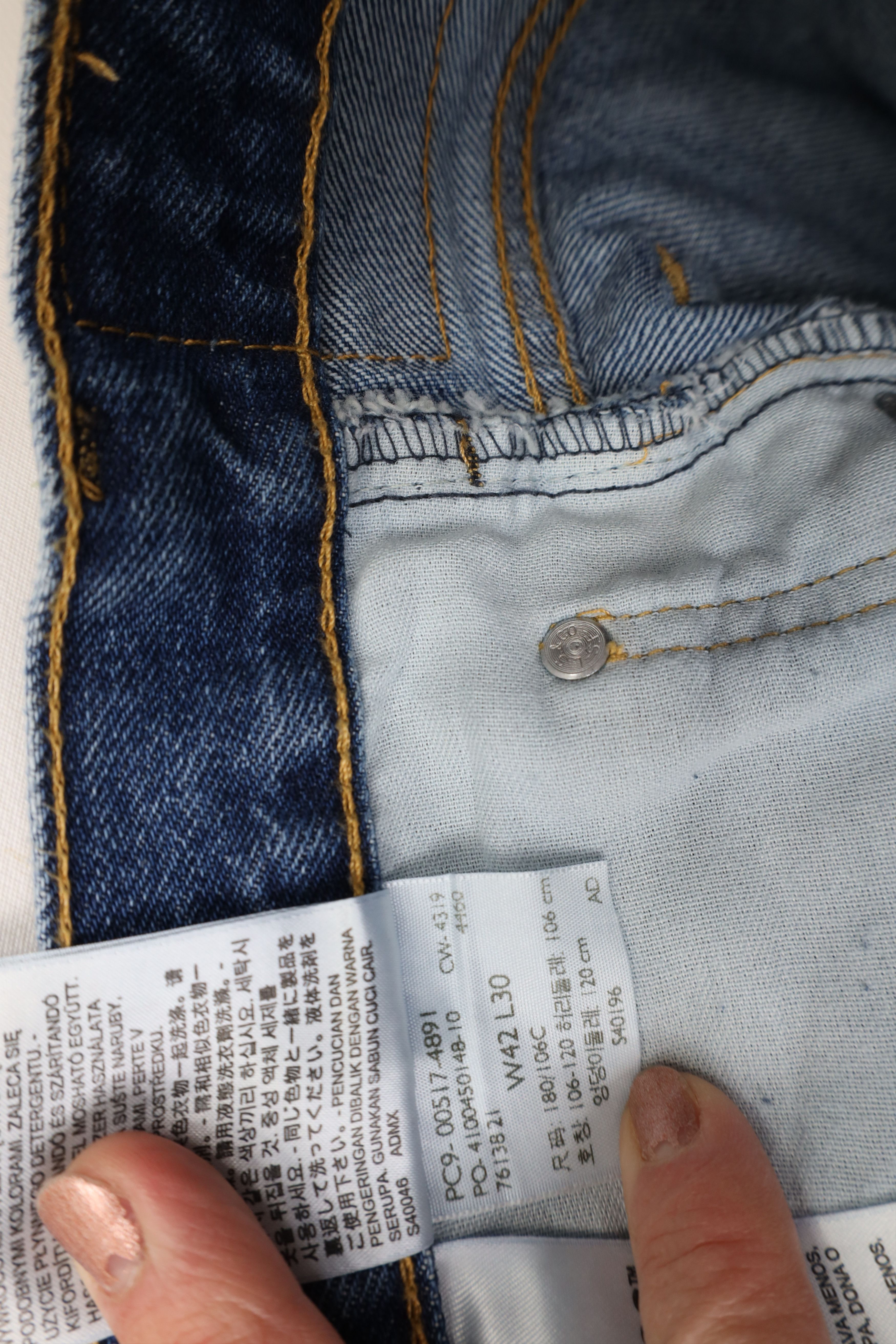 Levi's × Vintage Vintage Y2K Levis 517 Flared Wide Leg Western Bootcut Jeans Size US 42 / EU 58 - 7 Thumbnail