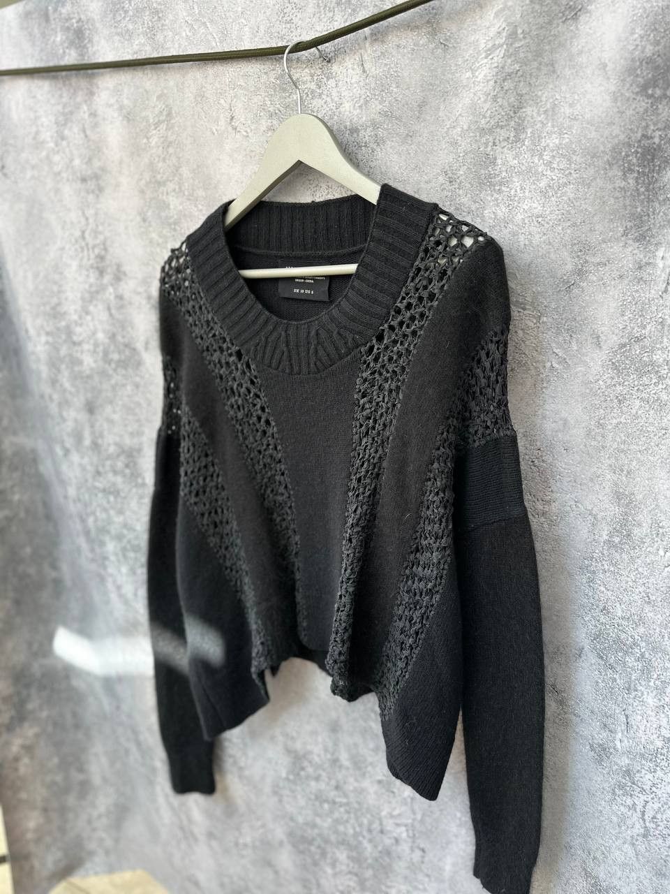 Allsaints × Vintage AllSaints Spitalfields Dagan Jumper Open Knit Yarn Sweater Size M / US 6-8 / IT 42-44 - 1 Thumbnail