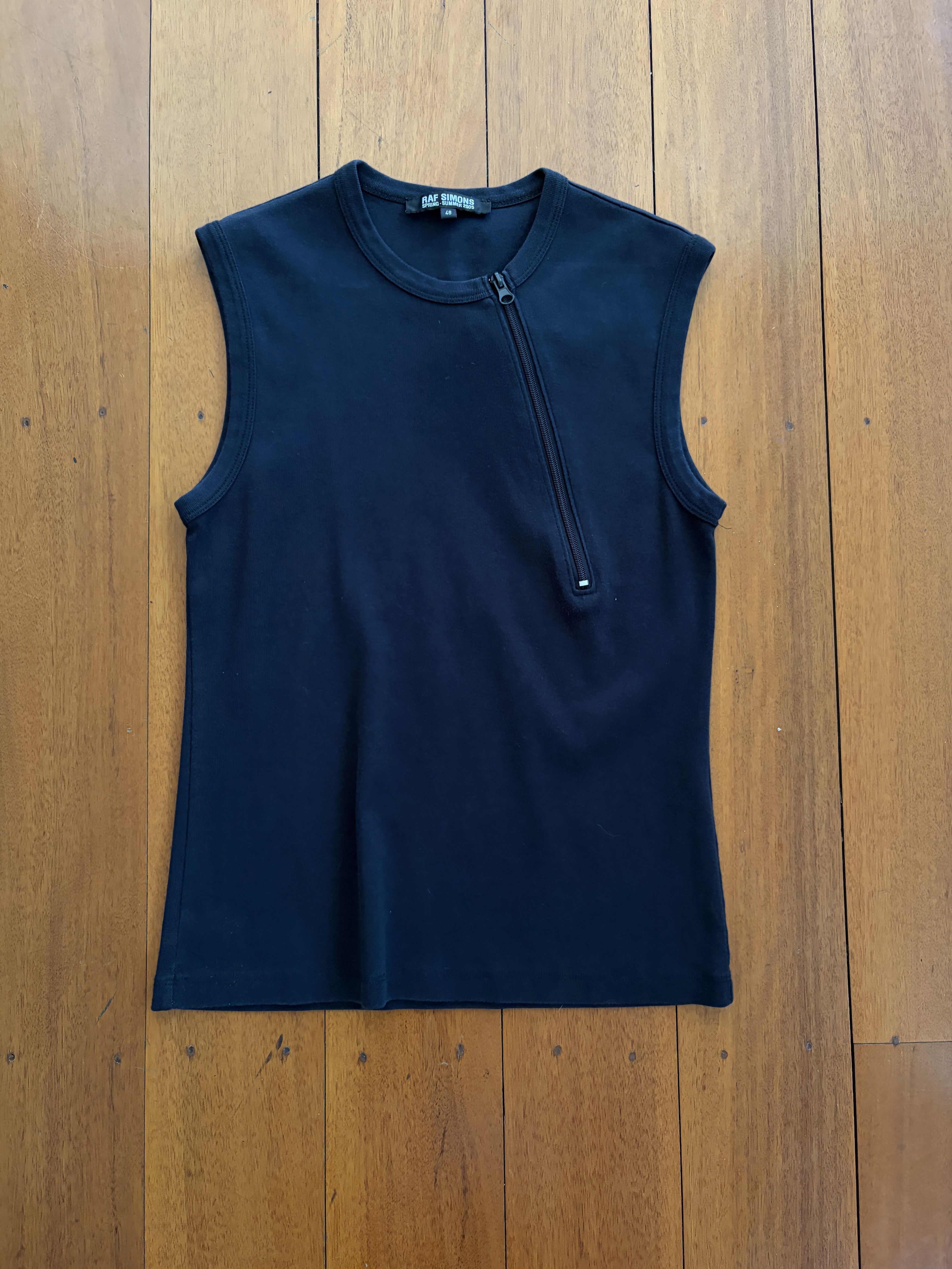 Raf Simons Raf Simons "Waves" Zipper Tank Size US S / EU 44-46 / 1 - 1 Thumbnail