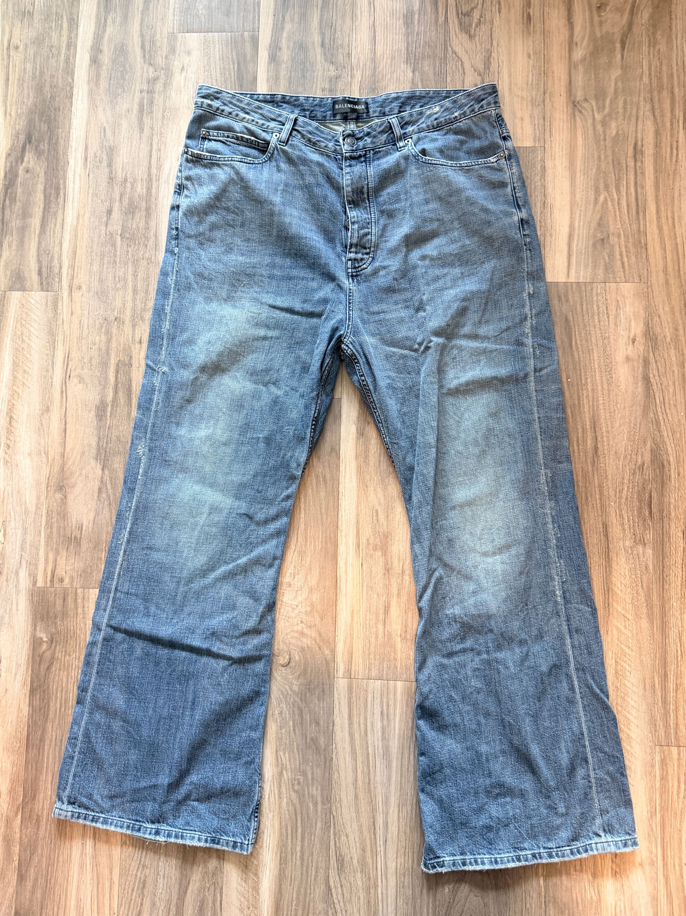 Balenciaga Balenciaga Flared Denim Jeans Blue Size US 38 / EU 54 - 2 Thumbnail