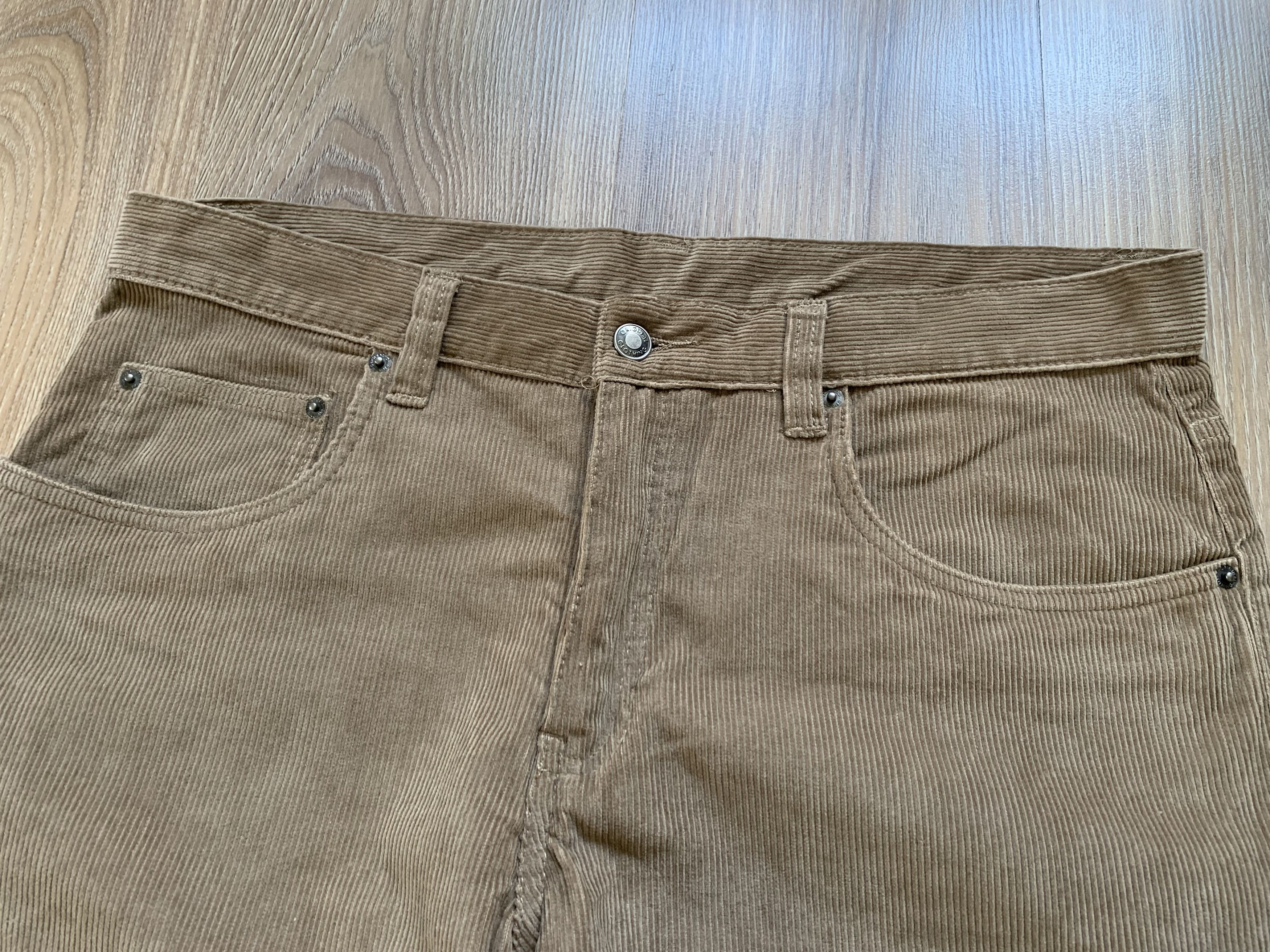 Other Camargue Mens Beige Corduroy Pants Size US 44 / EU 60 - 3 Thumbnail