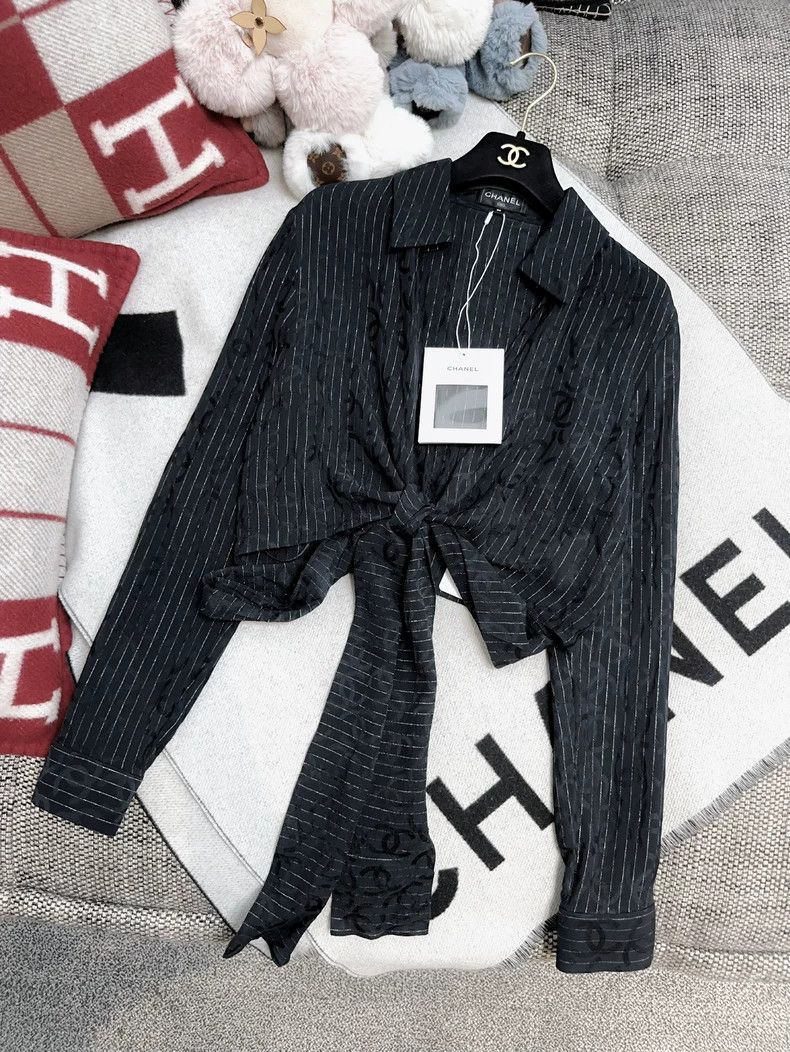 Chanel Chanel 23p spring and summer black dark double C fine glit Size XS / US 0-2 / IT 36-38 - 3 Thumbnail