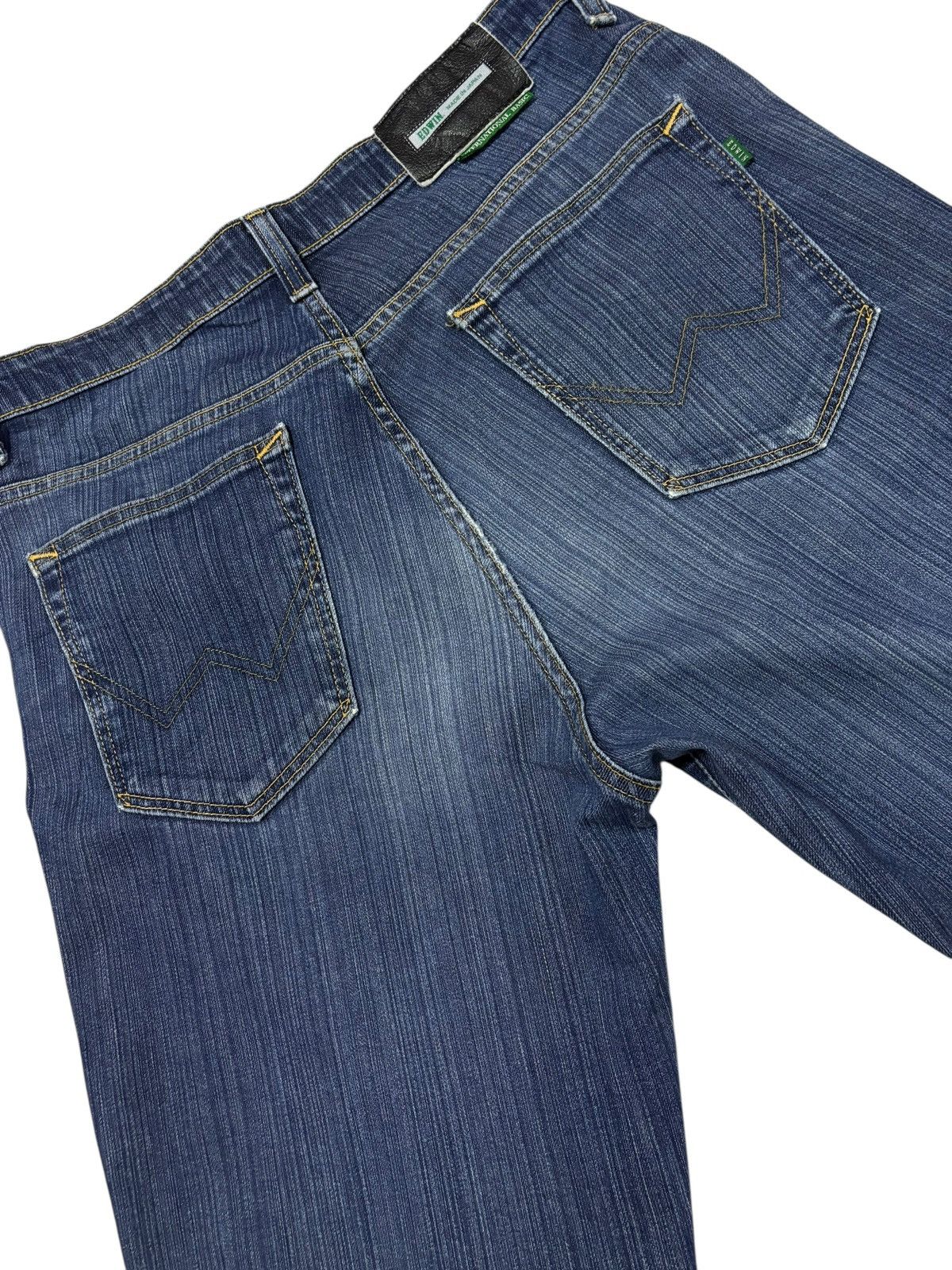 Edwin Vtg Edwin Japan 403 Distressed Jeans Size US 33 - 7 Thumbnail