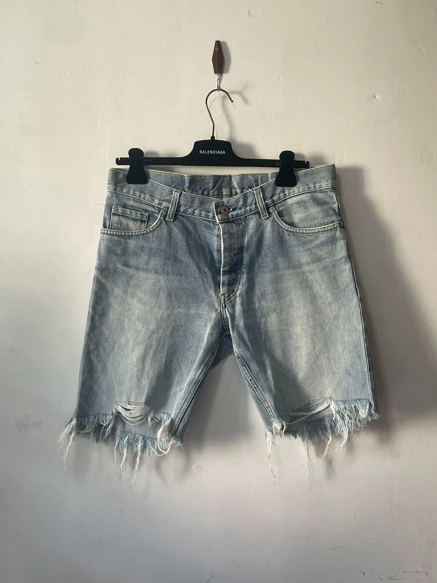 Helmut Lang Helmut lang Denim shorts Size US 32 / EU 48 - 1 Thumbnail