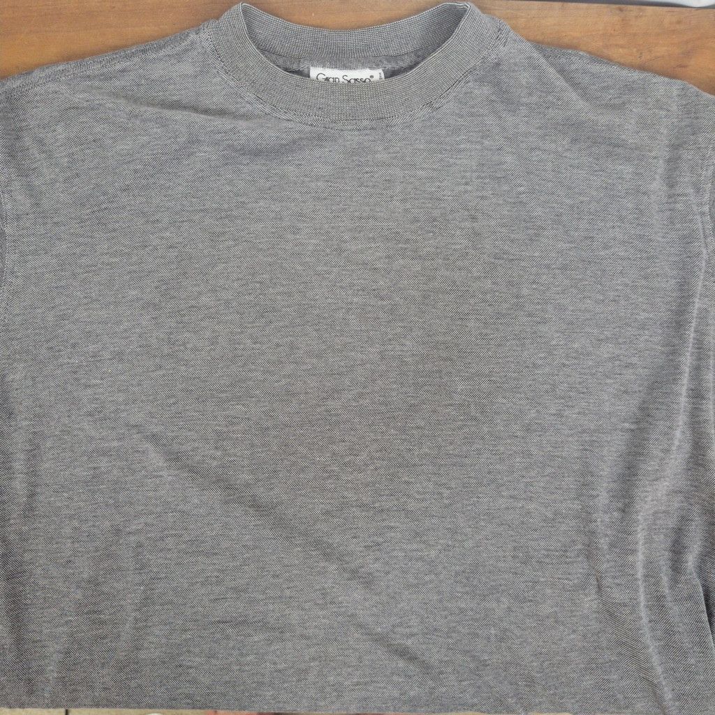 Gran Sasso Vintage Gran Sasso Italian made Pique Knit T-Shirt XLT Size US XL / EU 56 / 4 - 3 Thumbnail