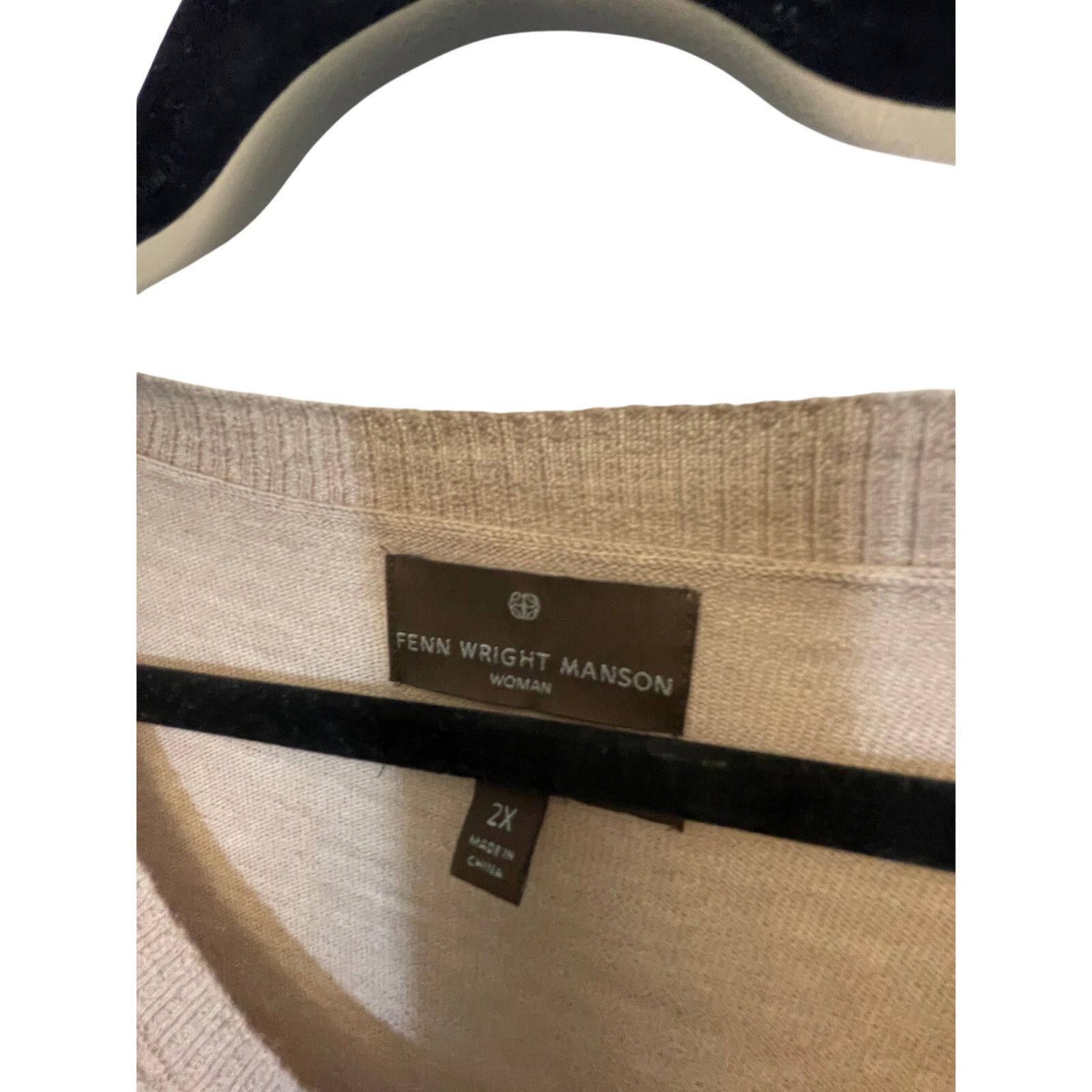 Other Fenn Wright MansonM Brown Merino Wool Preppy Sweater 2X Size XXL / US 16-18 / IT 52-54 - 4 Thumbnail