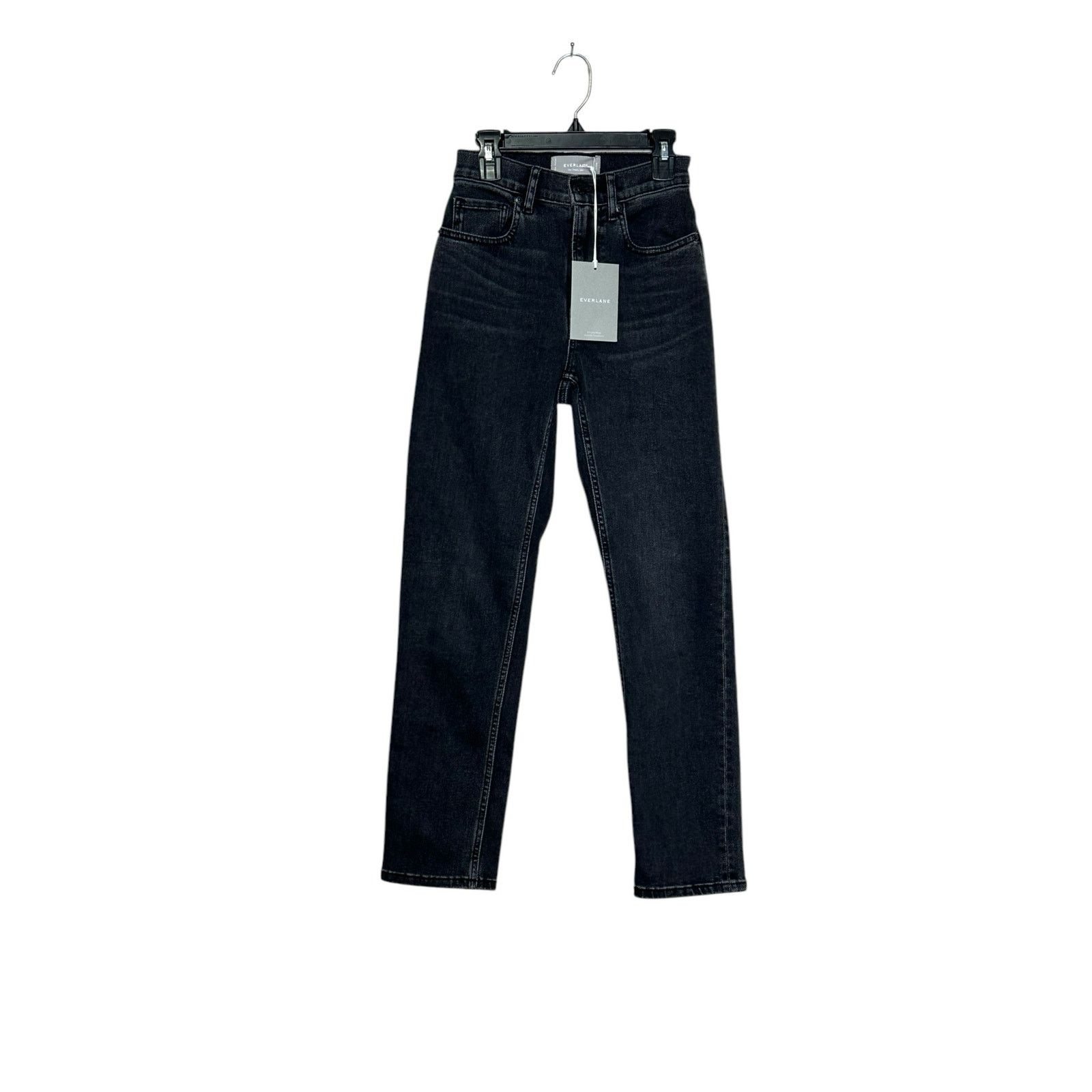 Everlane Everlane The Cheeky black straight leg jeans size 23 - 00 Size 24" / US 00 / IT 34 - 12 Thumbnail