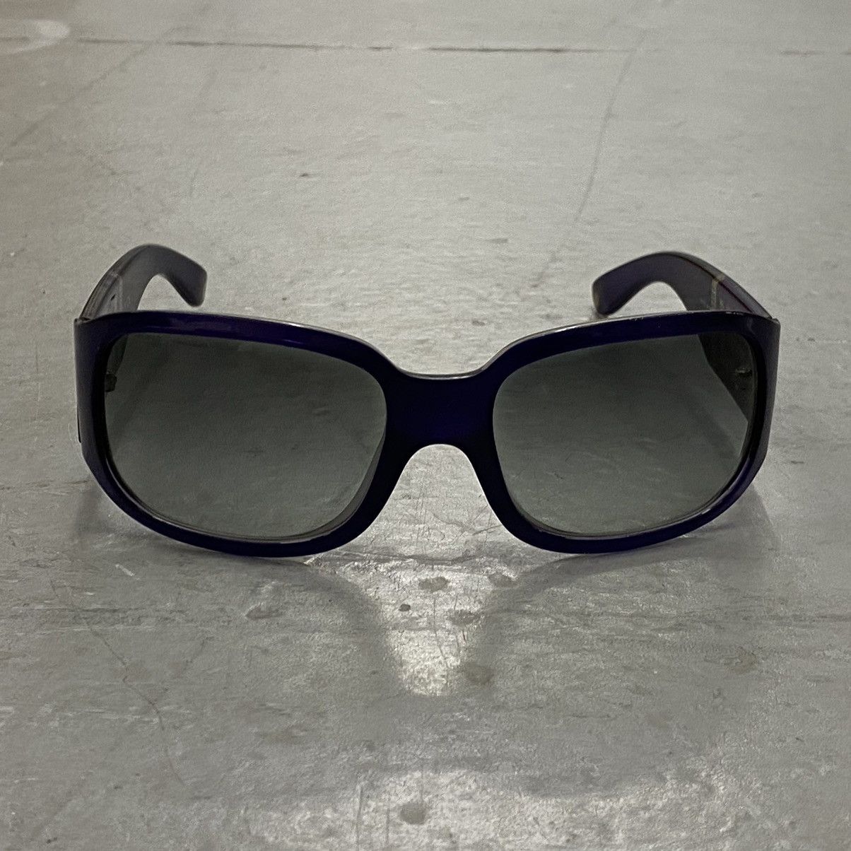 Versace × Vintage Vtg Y2K Versace MOD 4159-B Rhinestone Oversized Sunglasses Size ONE SIZE - 2 Thumbnail