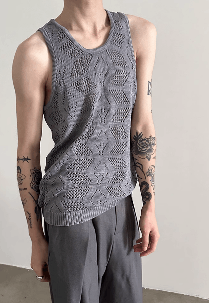 Other Men’s Retro hollow knitted vest Size US M / EU 48-50 / 2 - 6 Thumbnail