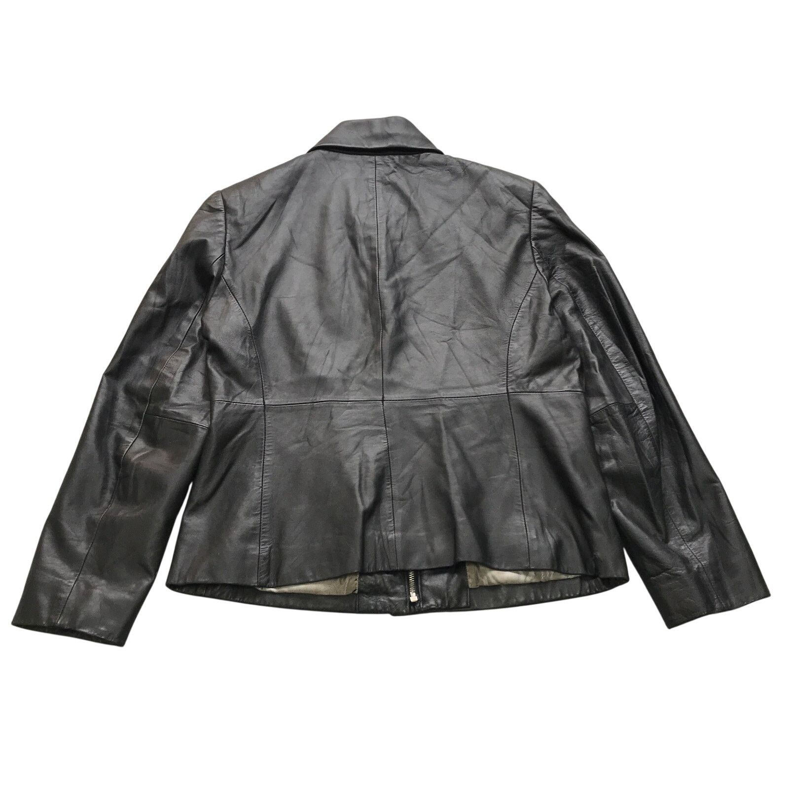Other Valerie Stevens Genuine Lamb Leather Jacket Women M Black Size M / US 6-8 / IT 42-44 - 5 Thumbnail