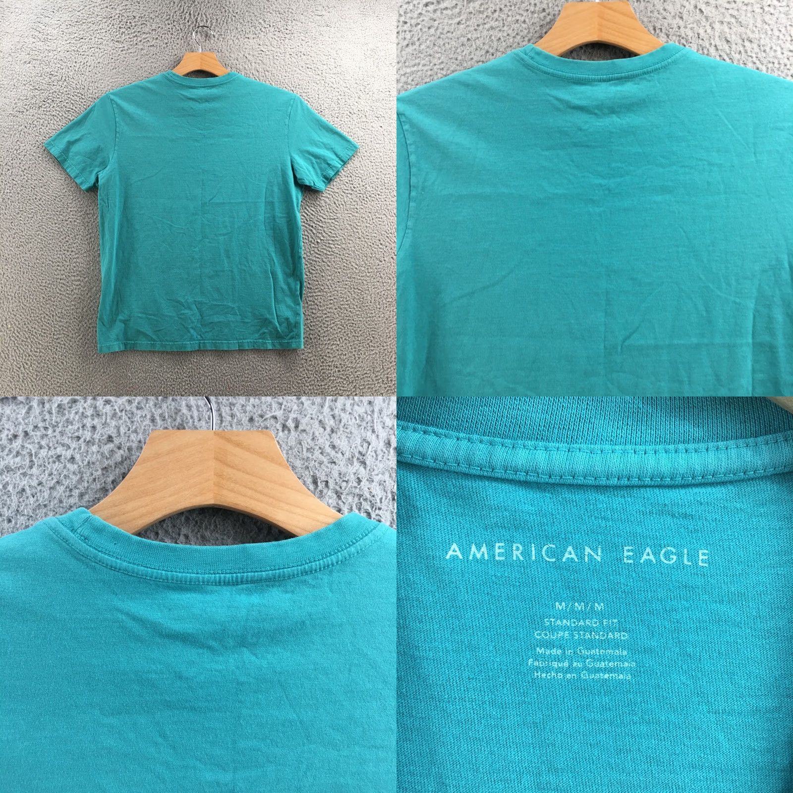 American Eagle Outfitters American Eagle Outfitters Tee Tshirt Mens M Standard Fit Teal Cotton Short Sleeve Crew Neck Shirt Mens Teal Cotton Short Sleeve Crew Neck Size US M / EU 48-50 / 2 - 8 Thumbnail