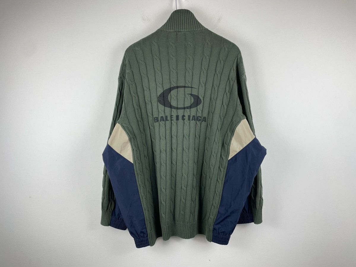 Balenciaga Balenciaga 26SS Patched Zip-Up Sweater Size US XS / EU 42 / 0 - 6 Thumbnail