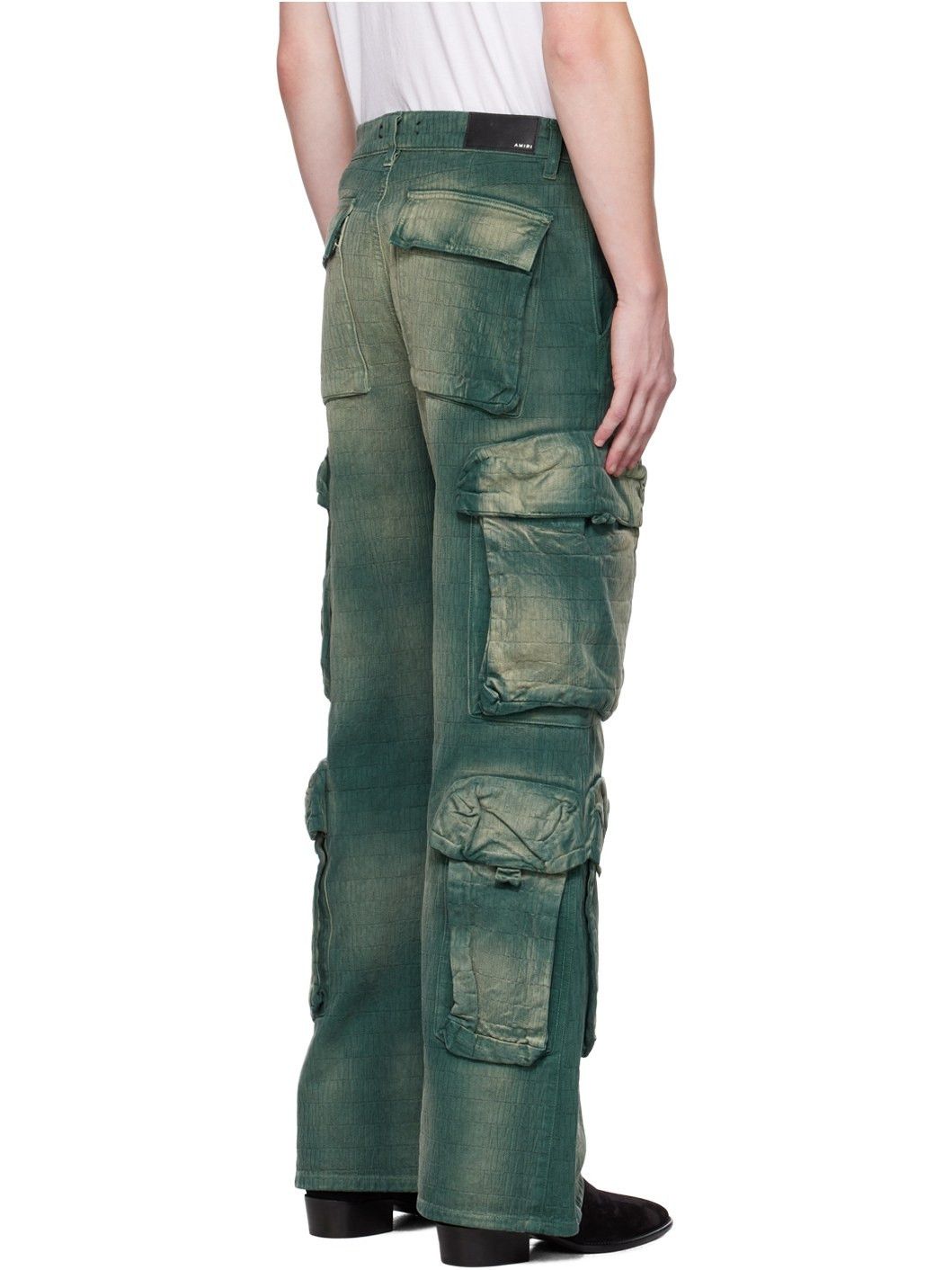 Amiri o1gr1nt1024 Jacquard Utility Pant in Green Size US 31 - 4 Thumbnail