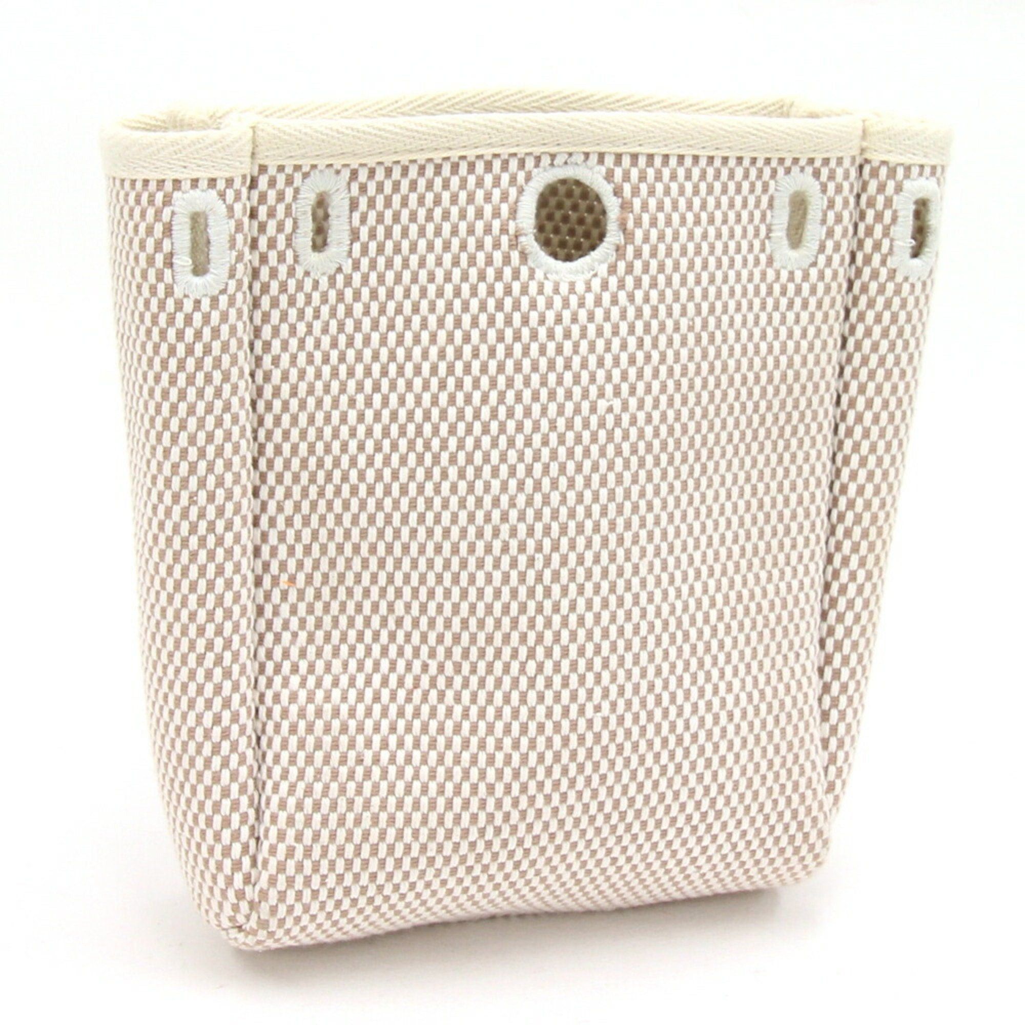 image of Hermes Replacement Bag Airbag For Tpm Beige Toile H Shoulder Women in White