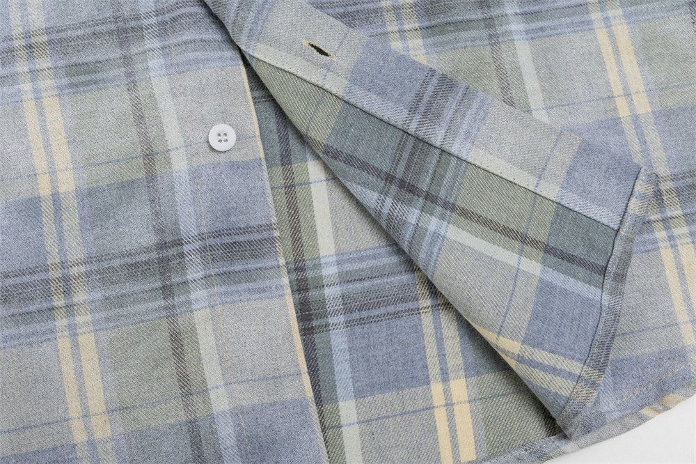 Japanese Brand × Vintage American retro plaid casual long-sleeved shirt Size US M / EU 48-50 / 2 - 5 Thumbnail