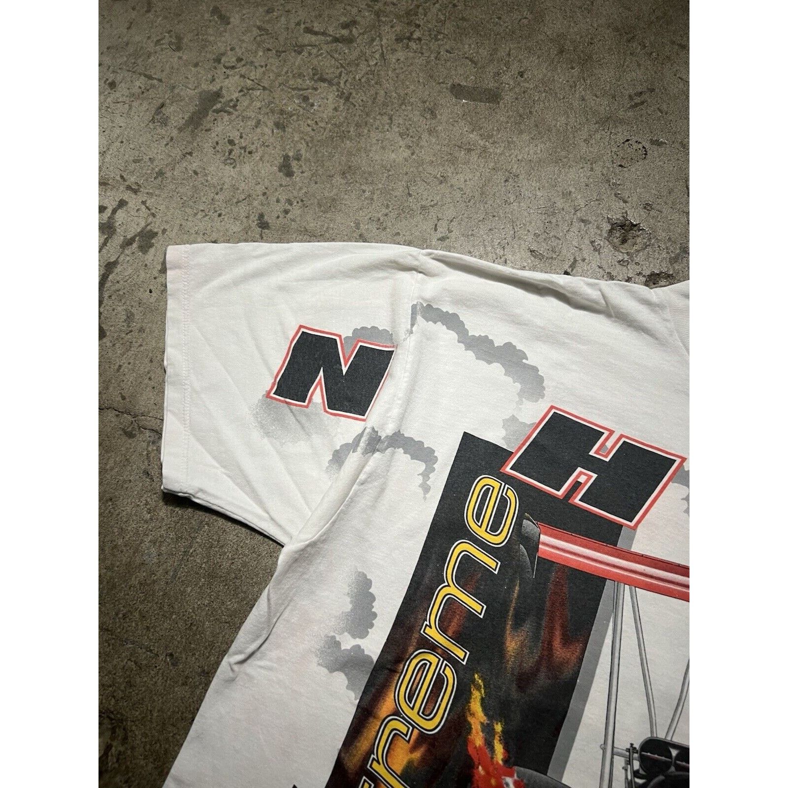 Vintage Vintage 1990s NHRA AOP Shirt Winston Drag Racing — XL Size US XL / EU 56 / 4 - 7 Thumbnail