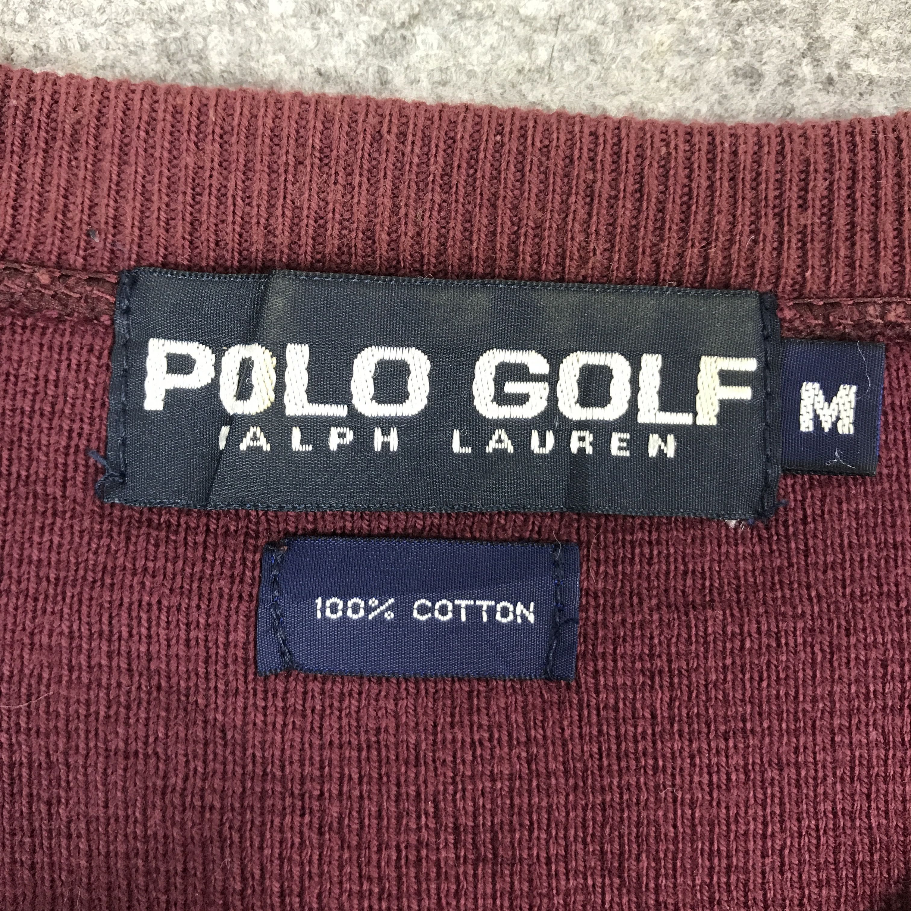 Polo Ralph Lauren × Vintage Polo Golf Ralph Lauren Sweatshirt Size US M / EU 48-50 / 2 - 11 Thumbnail