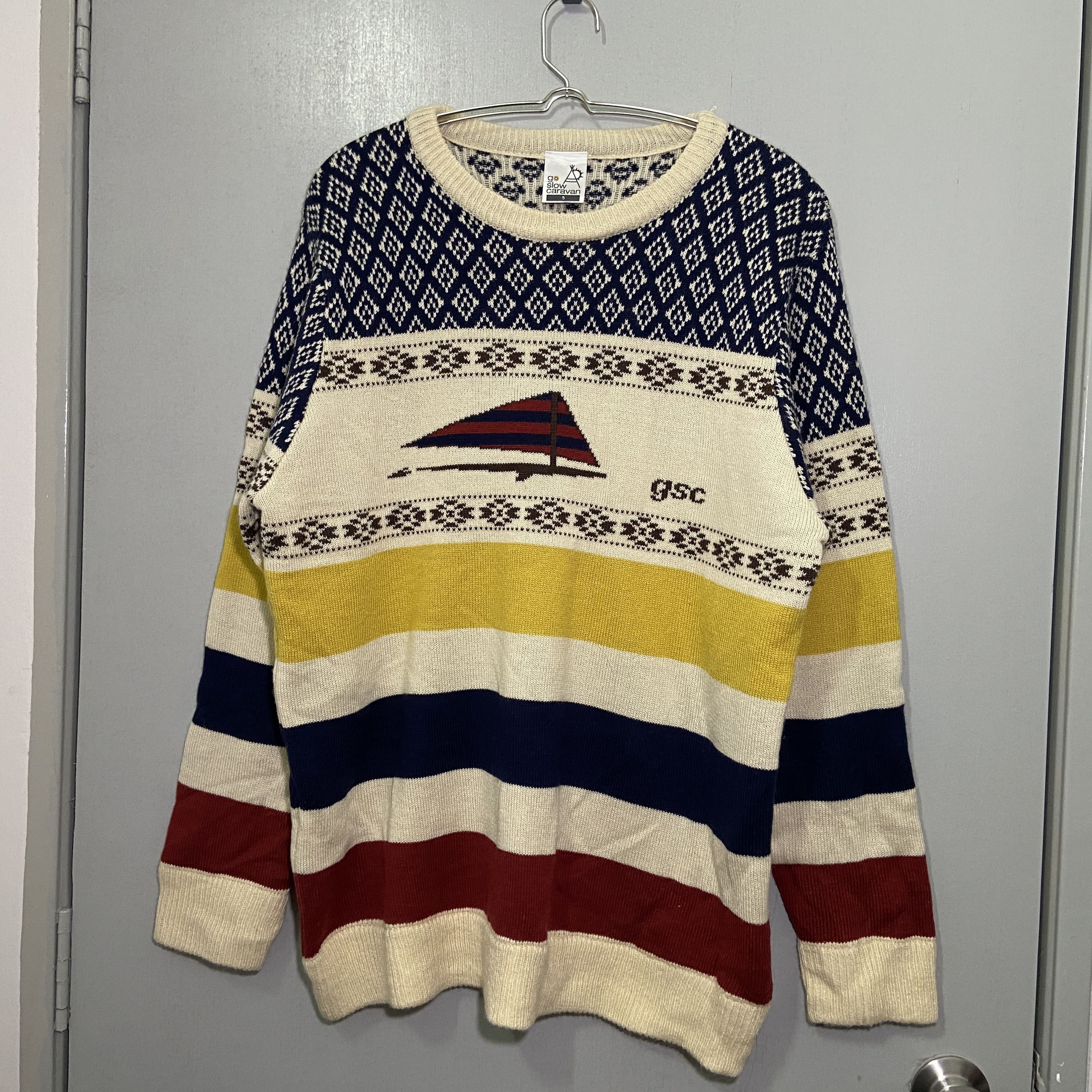 go slow caravan Go Slow Caravan Yacht Knitwear Size US L / EU 52-54 / 3 - 1 Thumbnail