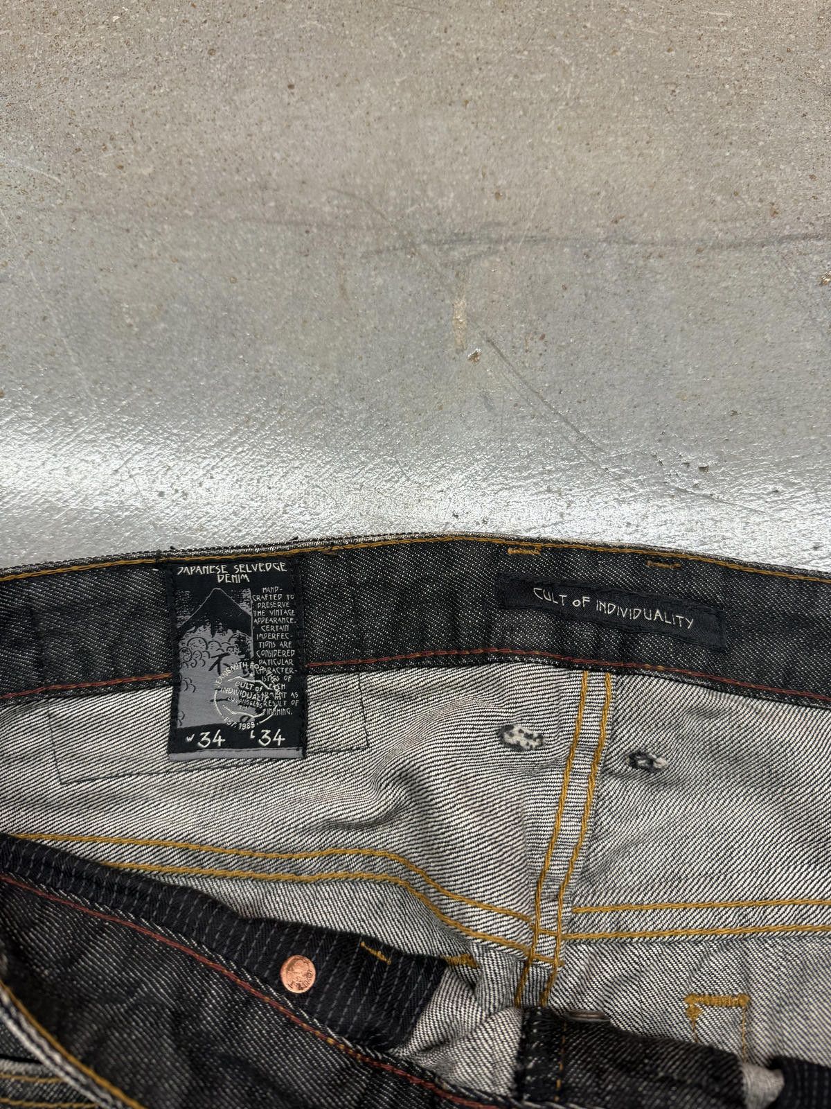 Cult Of Individuality Cult of Individuality Japanese Selvedge Denim Straight 34x34 Size US 34 / EU 50 - 5 Thumbnail