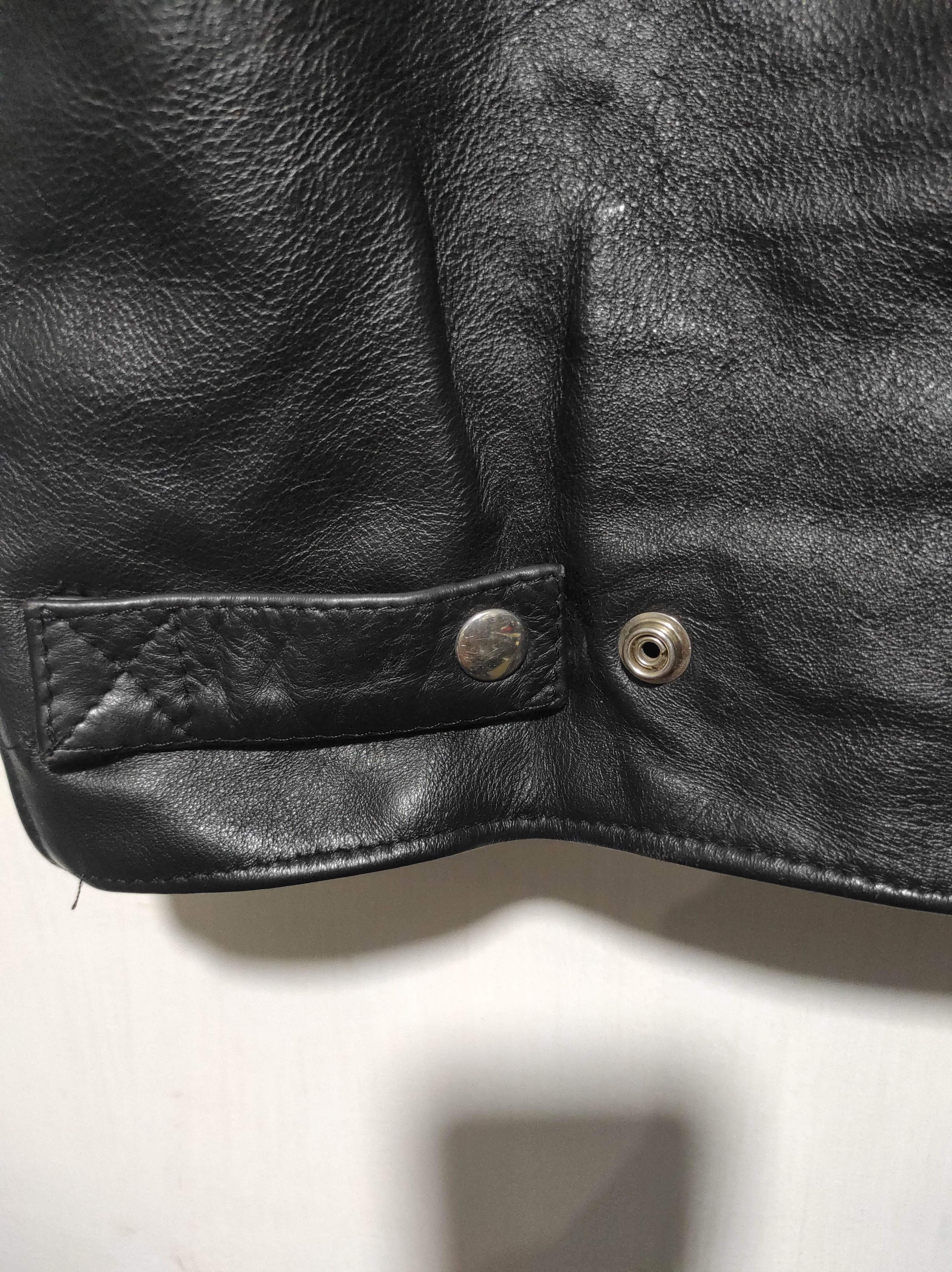 Leather Vintage Overpell Motorcycle Leather Vest Jacket Size US L / EU 52-54 / 3 - 18 Thumbnail