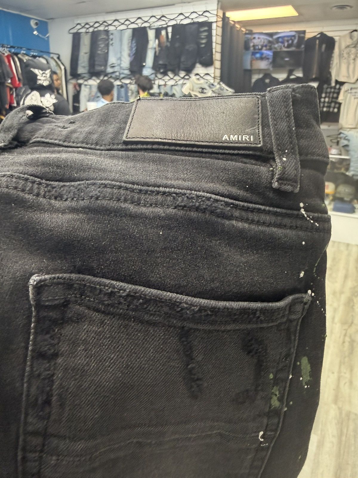 Amiri Amiri Feature Distressed Denim - Paint Splatter Accents Size US 29 - 7 Thumbnail