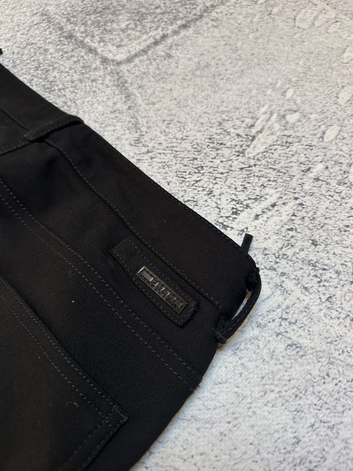 14th Addiction Rick Owens Style Prada Black tab Womens Pants Size 42 Size 28" / US 6 / IT 42 - 15 Thumbnail