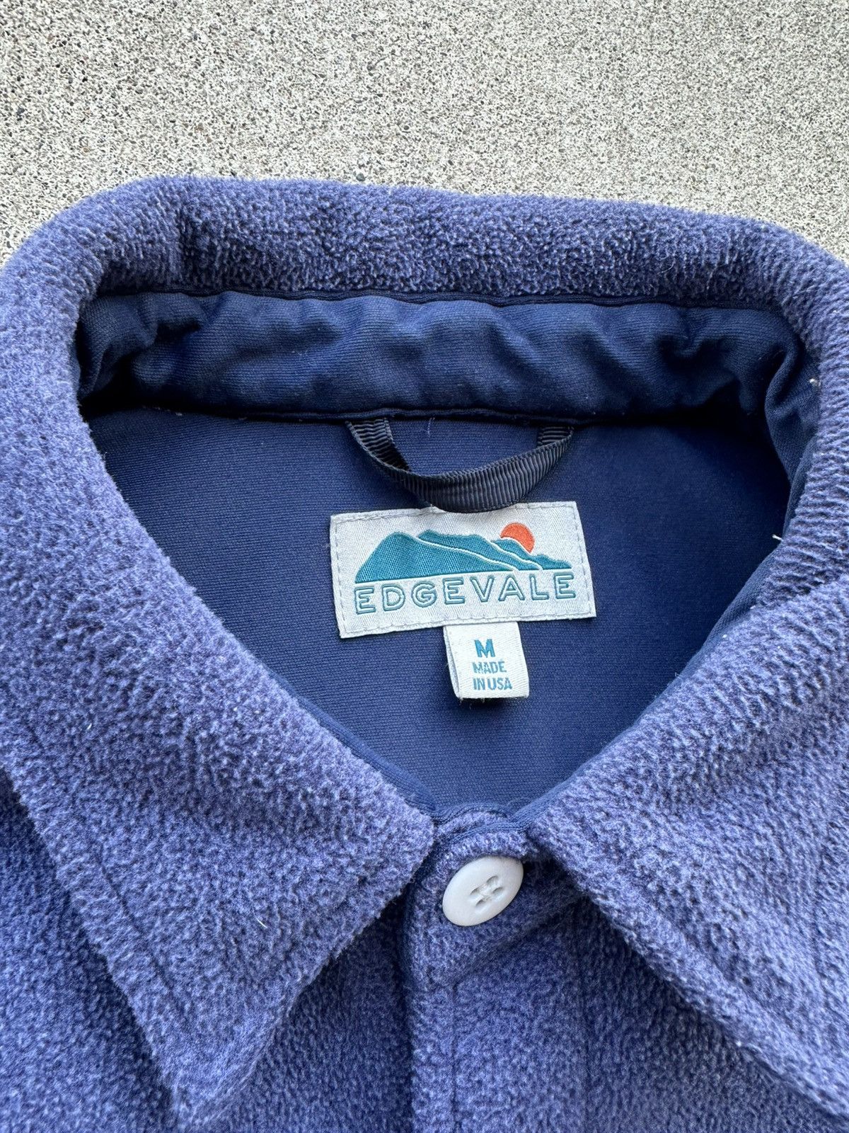 Edgevale Edgevale Fleece Jack Shirt Men Size Medium Blue Outdoor Size US M / EU 48-50 / 2 - 3 Thumbnail