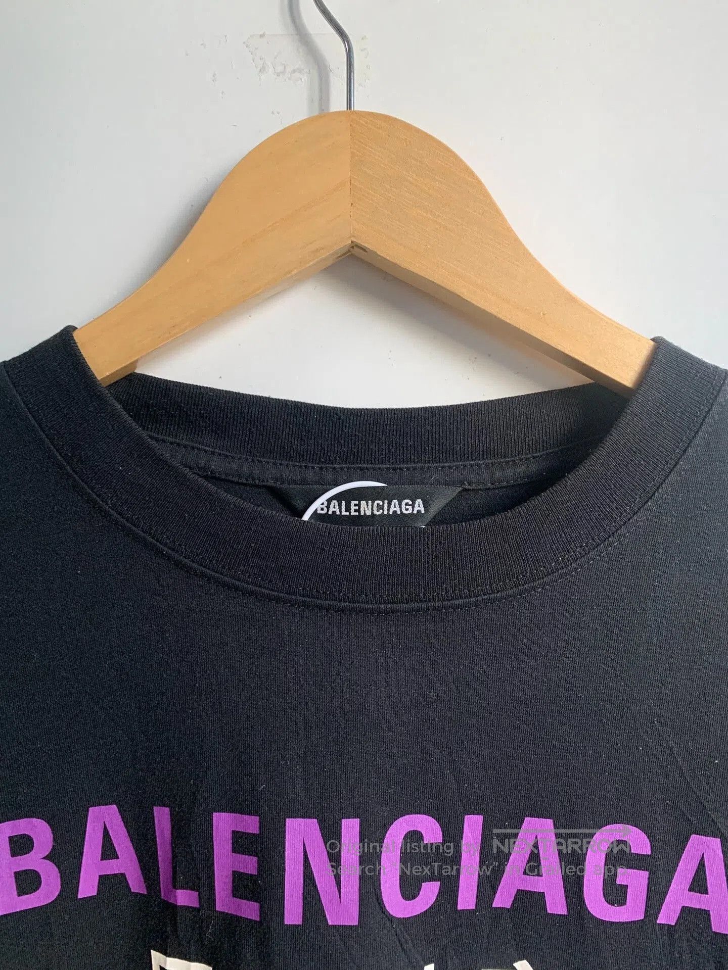 Balenciaga Balenciaga Seven Language Short Sleeve T. Size US M / EU 48-50 / 2 - 2 Thumbnail