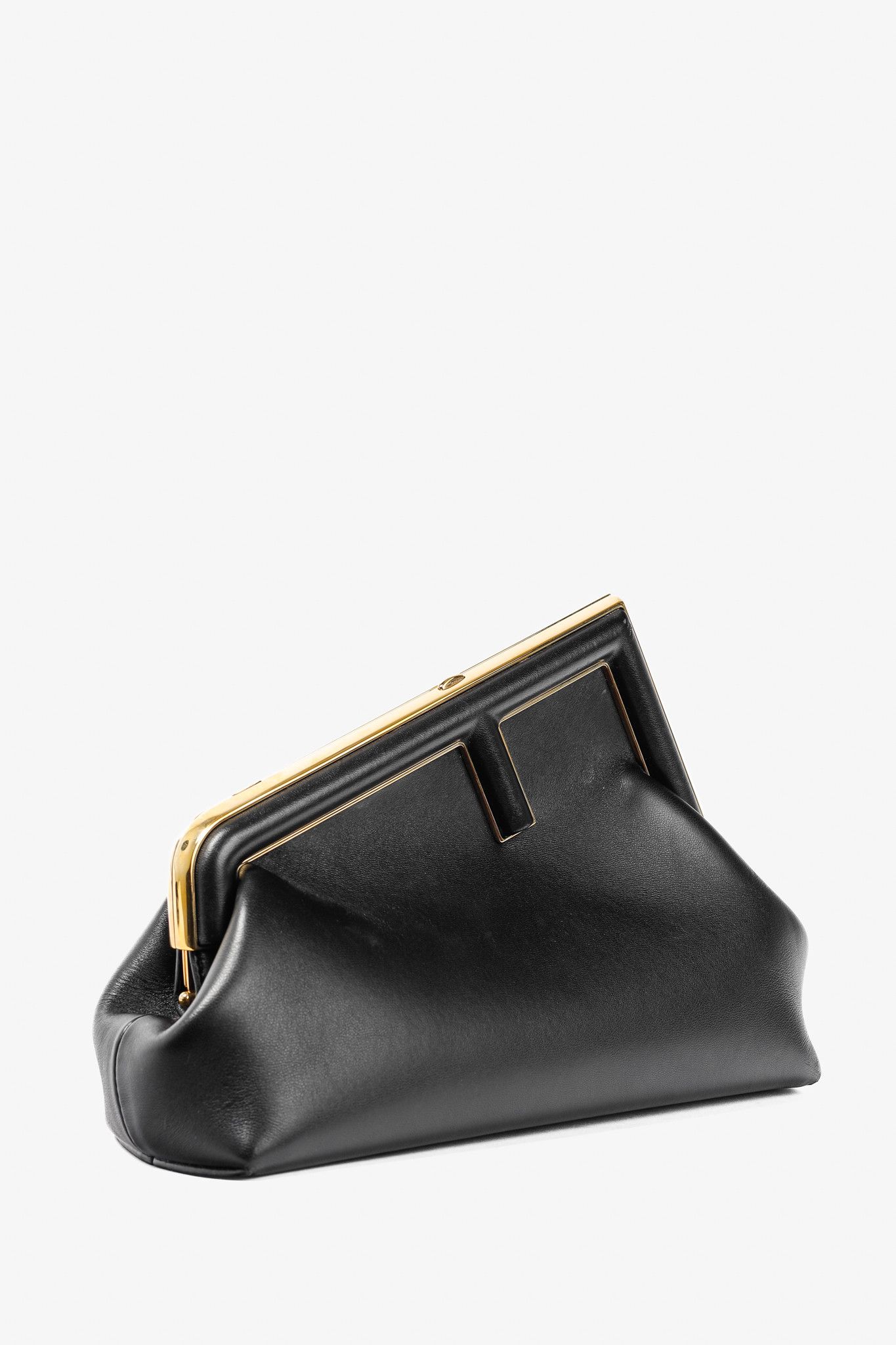 Fendi Fendi First Small Black Nappa Leather Bag Size ONE SIZE - 2 Thumbnail