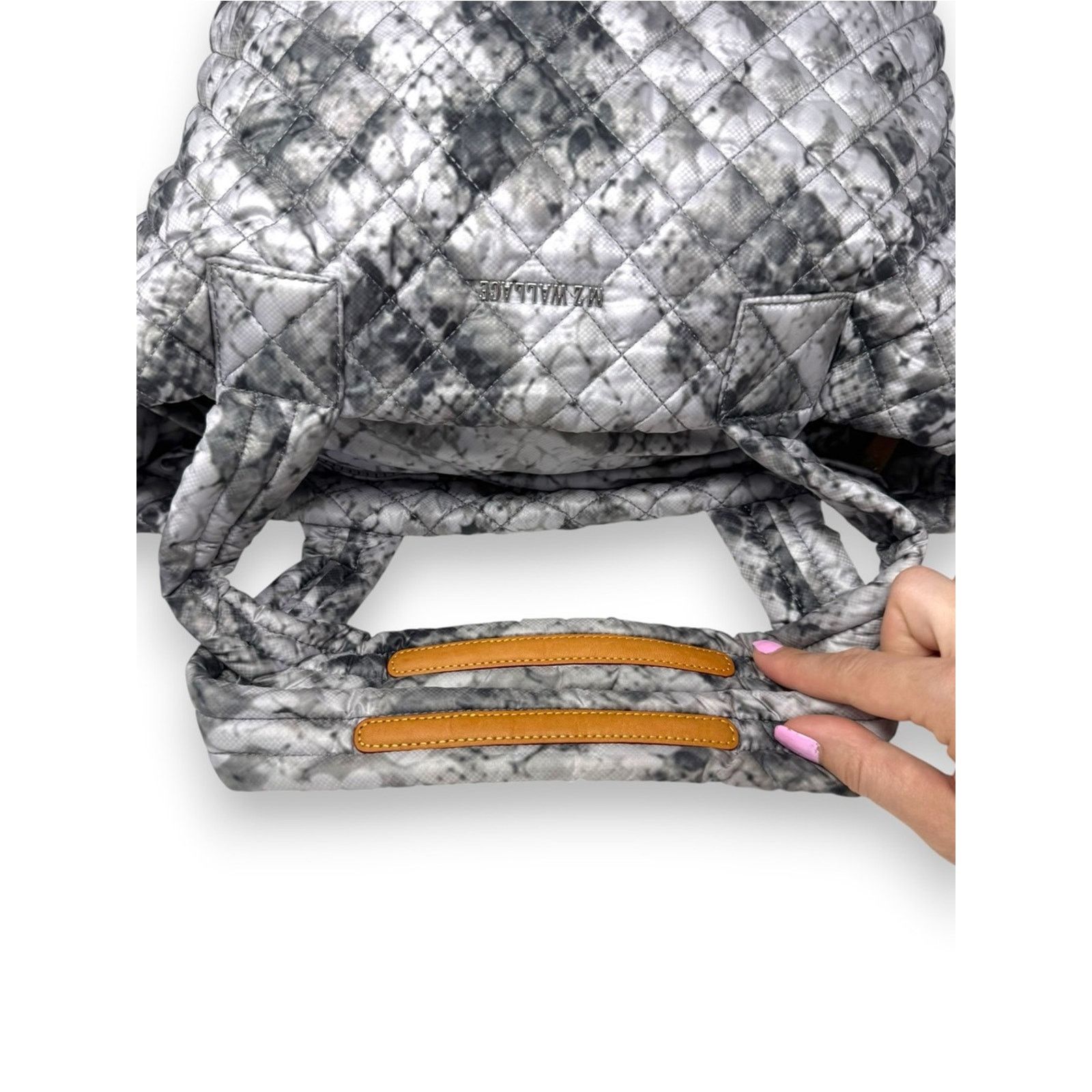 MZ Wallace MZ Wallace Metro Quilted Dip Tie Dye Zippered Tote Bag Multi Size ONE SIZE - 7 Thumbnail