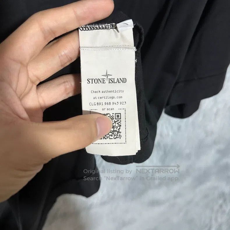 Stone Island Stone Island Square Logo Short Sleeve T-Shirt, Black, XL S Size US XL / EU 56 / 4 - 5 Thumbnail