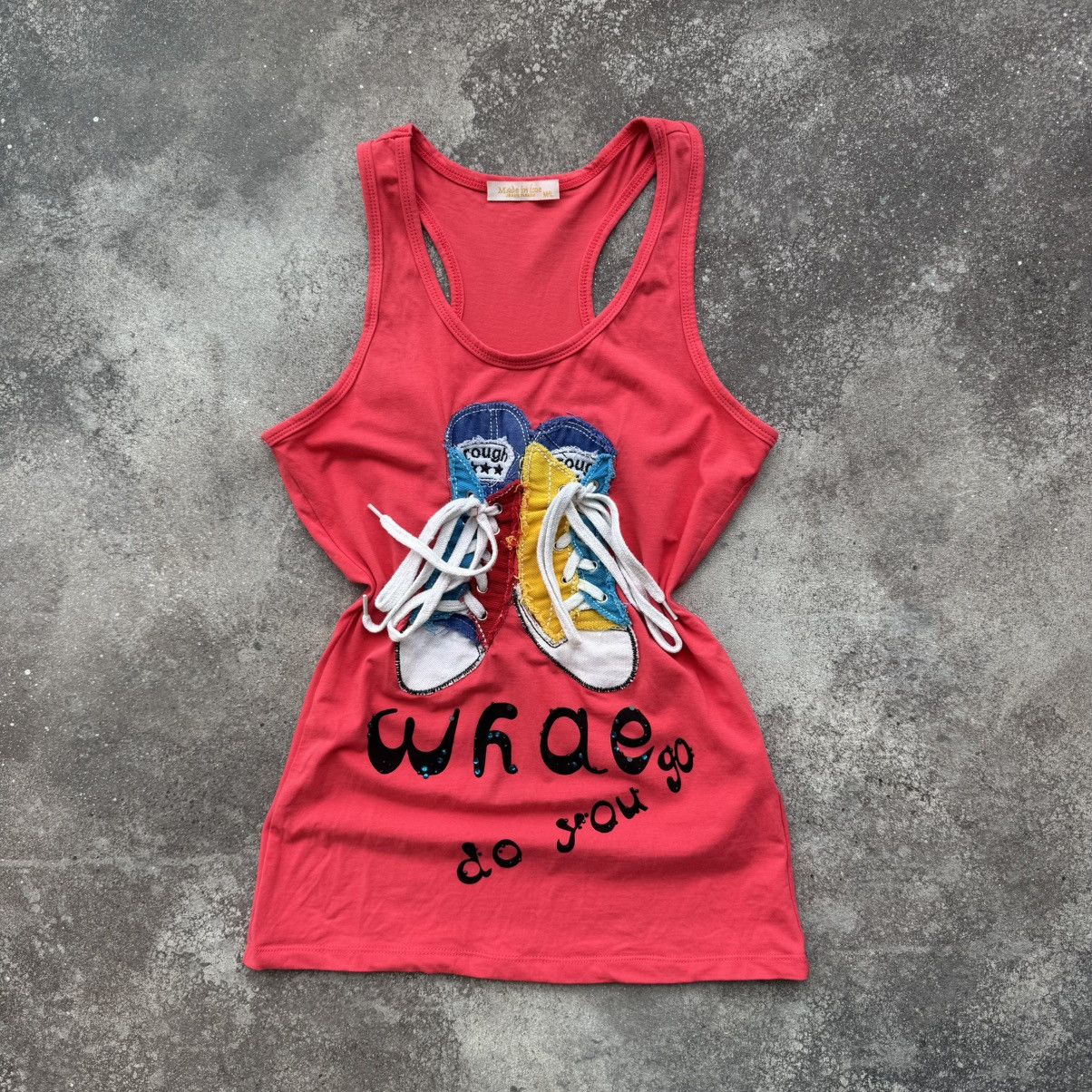 Hysteric Glamour × Japanese Brand × Vintage Amazing Y2K Vintage Super Sexy Glamour Tank Top Size M / US 6-8 / IT 42-44 - 1 Thumbnail
