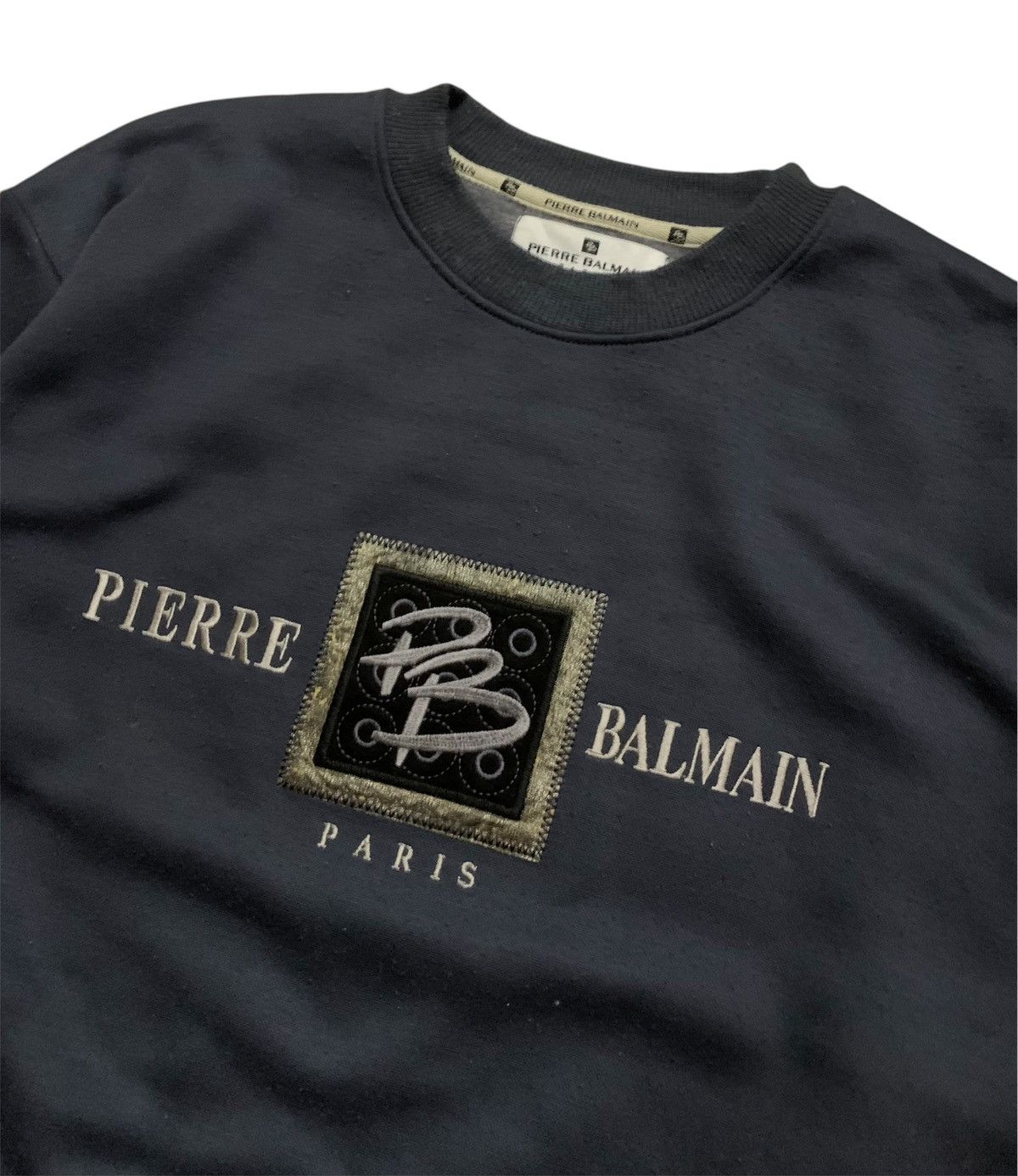 Pierre Balmain Vtg Pierre Balmain Paris Sweatshirt Size US M / EU 48-50 / 2 - 2 Thumbnail
