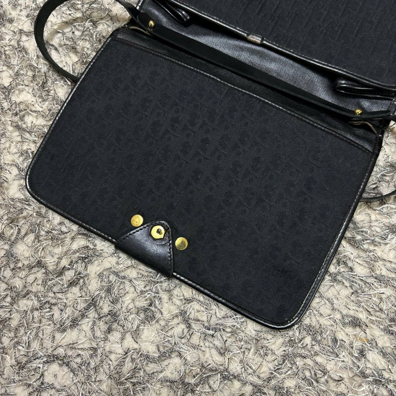 Christian Dior Monsieur Vtg Christian Dior Honeycomb Trotter Monogram Shoulder Bag Size ONE SIZE - 7 Thumbnail