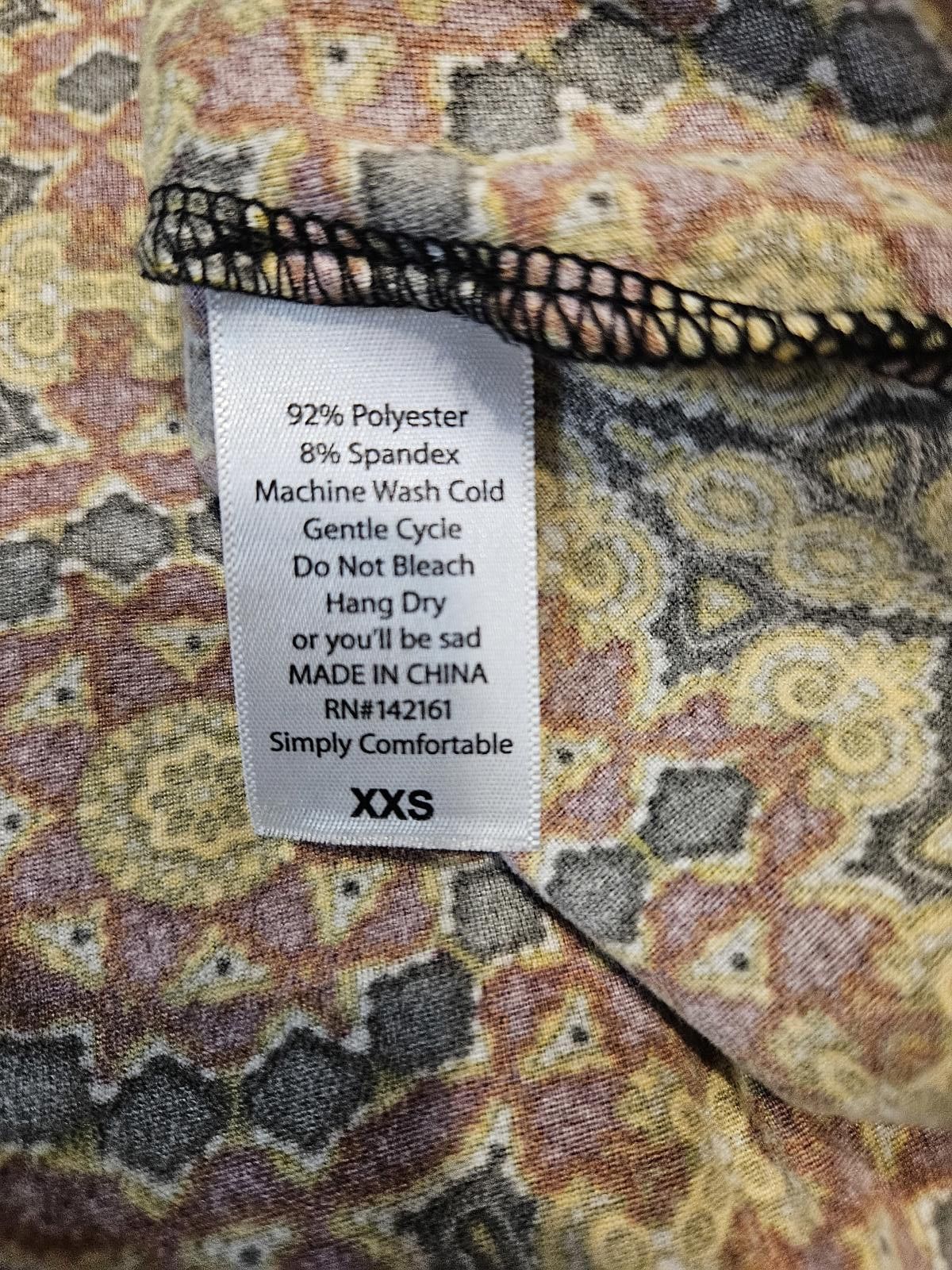 Designer LuLaRoe Floral Pattern Dress - Size XXS Size XXS / US 00 / IT 34 - 9 Thumbnail