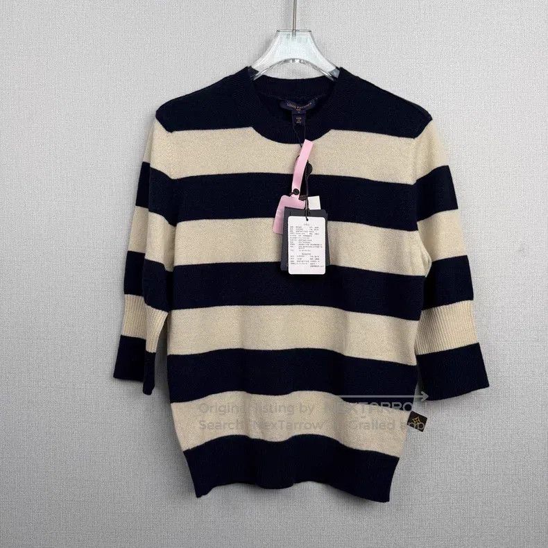 Louis Vuitton Louis Vuitton Striped wool sweater Size US S / EU 44-46 / 1 - 1 Thumbnail