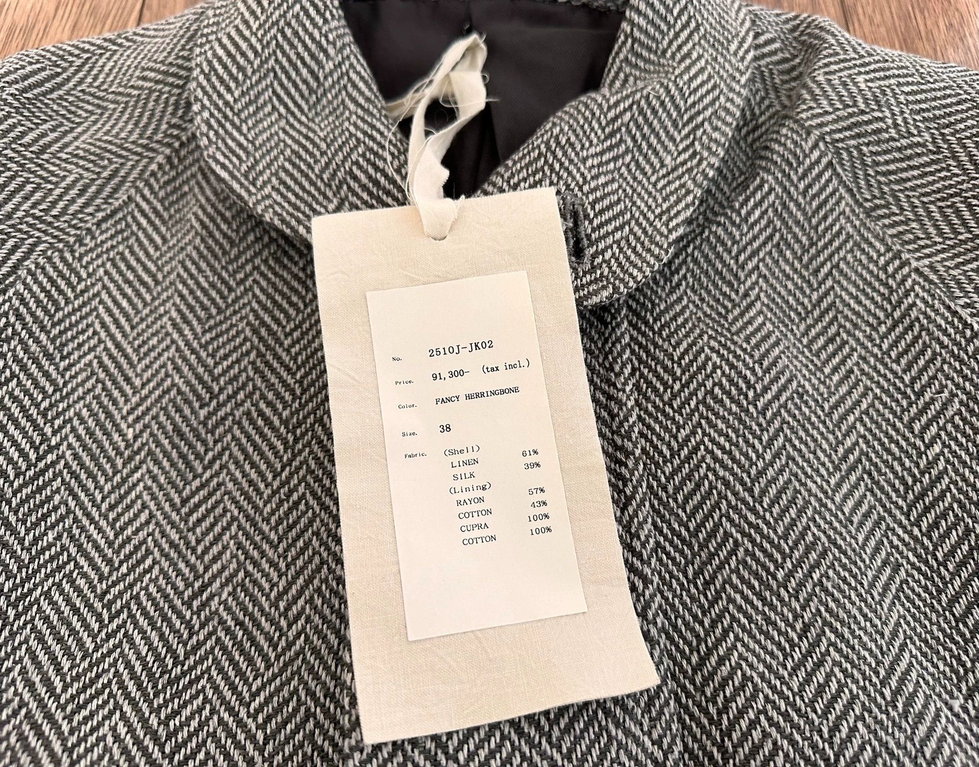 Old Joe OLD JOE Harrington herringbone silk blend JKT 38 new Size US M / EU 48-50 / 2 - 4 Thumbnail