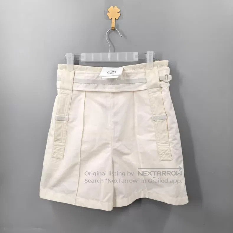 Hermes Hermes Black/White Belt Logo Shorts Size 25" / US 0 / IT 36 - 1 Thumbnail