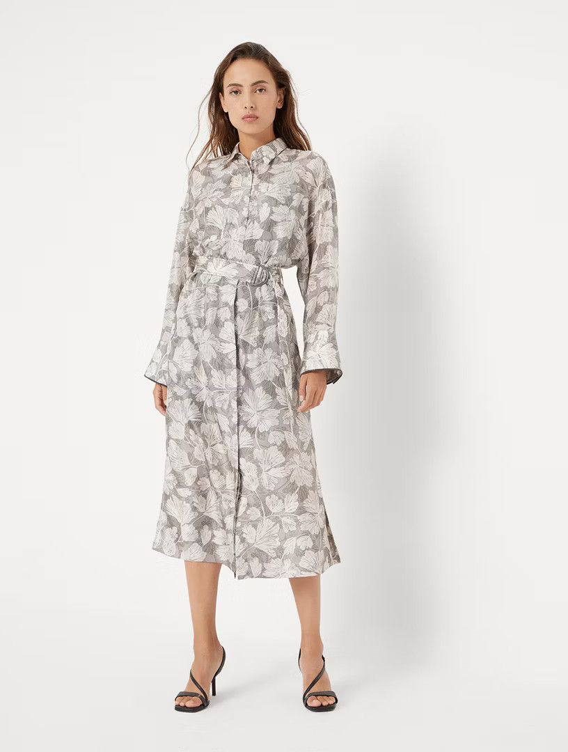 Brunello Cucinelli o1la1rc1a0325 Dress in Grey Size M / US 6-8 / IT 42-44 - 2 Thumbnail