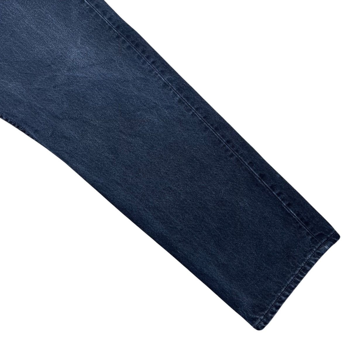 Levi's 1990s Levi’s 501 Button Fly Made In USA Black Denim Jeans Size US 35 - 10 Thumbnail