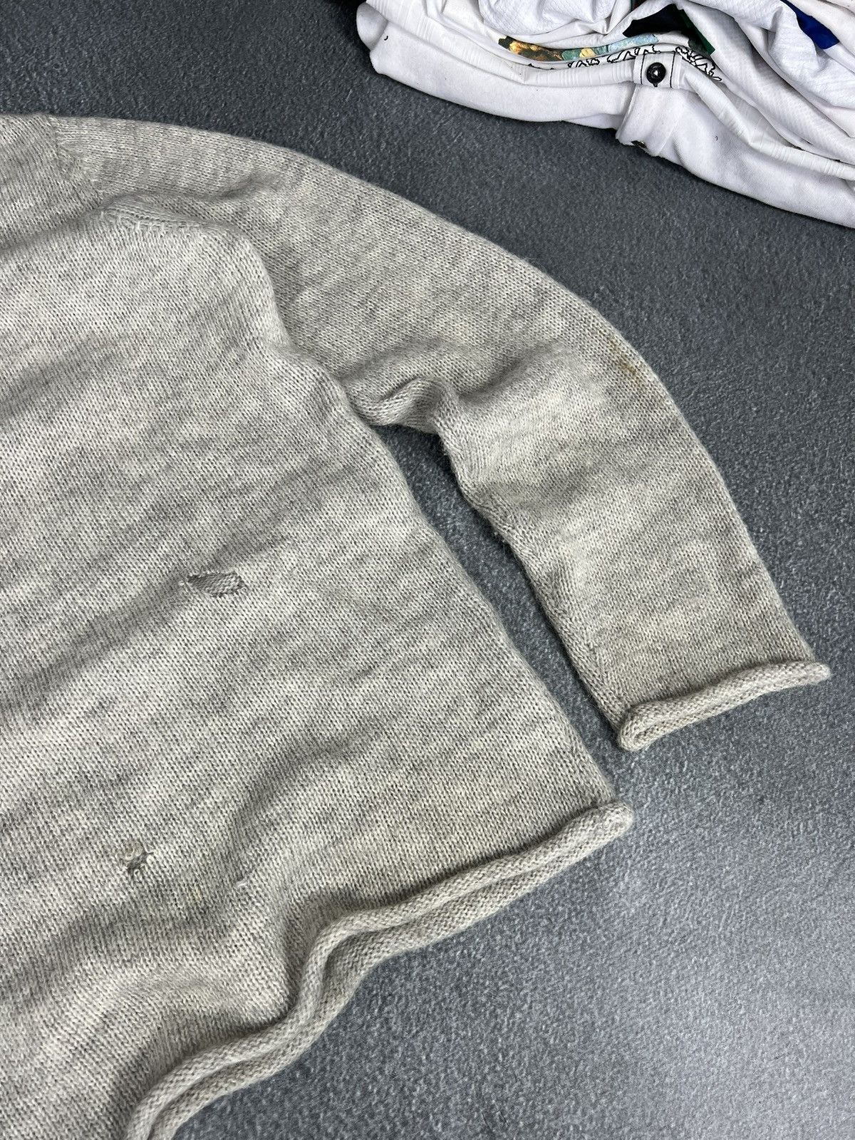 Diesel Vintage Diesel Knit Acryl Wool Distressed Hoodie Grunge Size US M / EU 48-50 / 2 - 3 Thumbnail