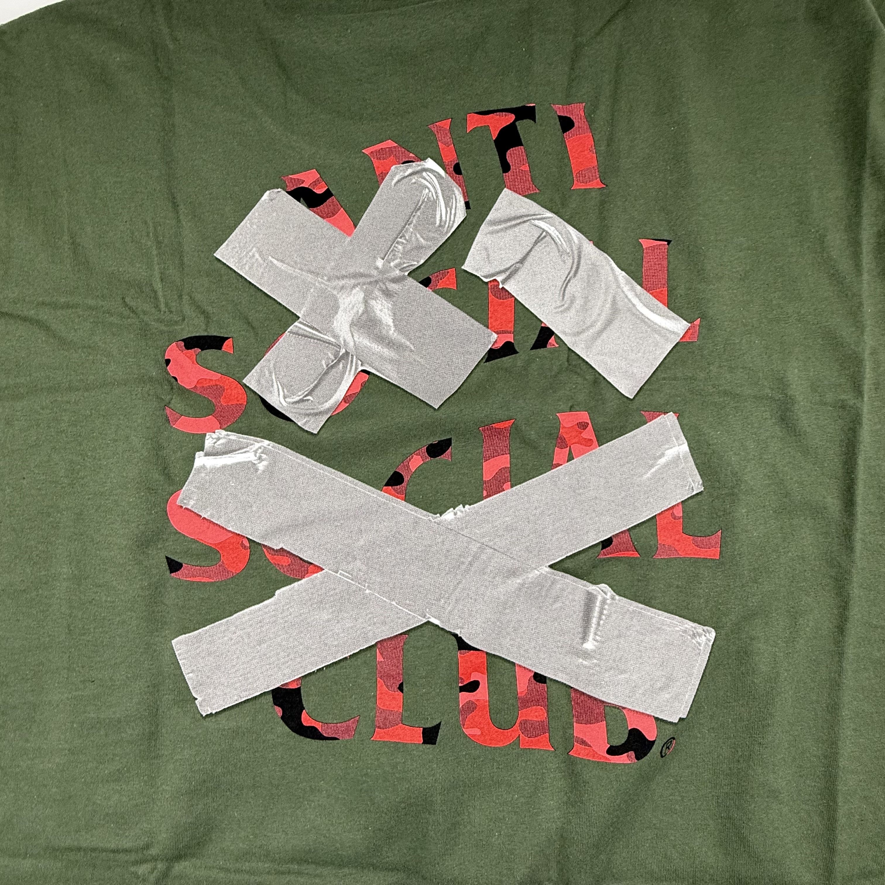 Anti Social Social Club Anti Social Social Club Duct TapeCamo Tee Shirt Mens Size US XXL / EU 58 / 5 - 5 Thumbnail