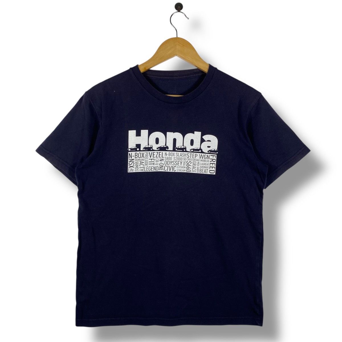 Japanese Brand Japanese Brand I LOVE HONDA Type Of Honda's Cars Graphic Tee Size US M / EU 48-50 / 2 - 1 Thumbnail