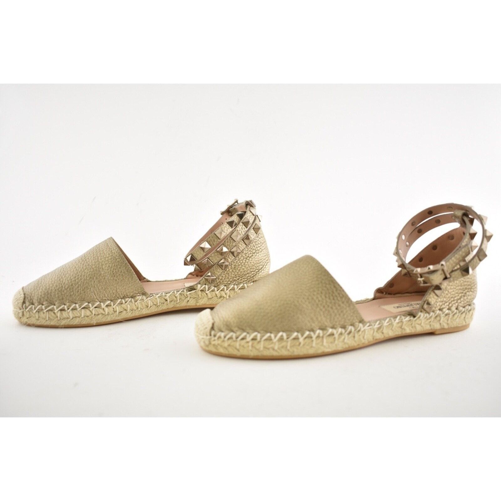 Valentino Valentino Rockstud Skin Metallic Wrap Around Stud Ankle Size US 11 / IT 41 - 10 Thumbnail